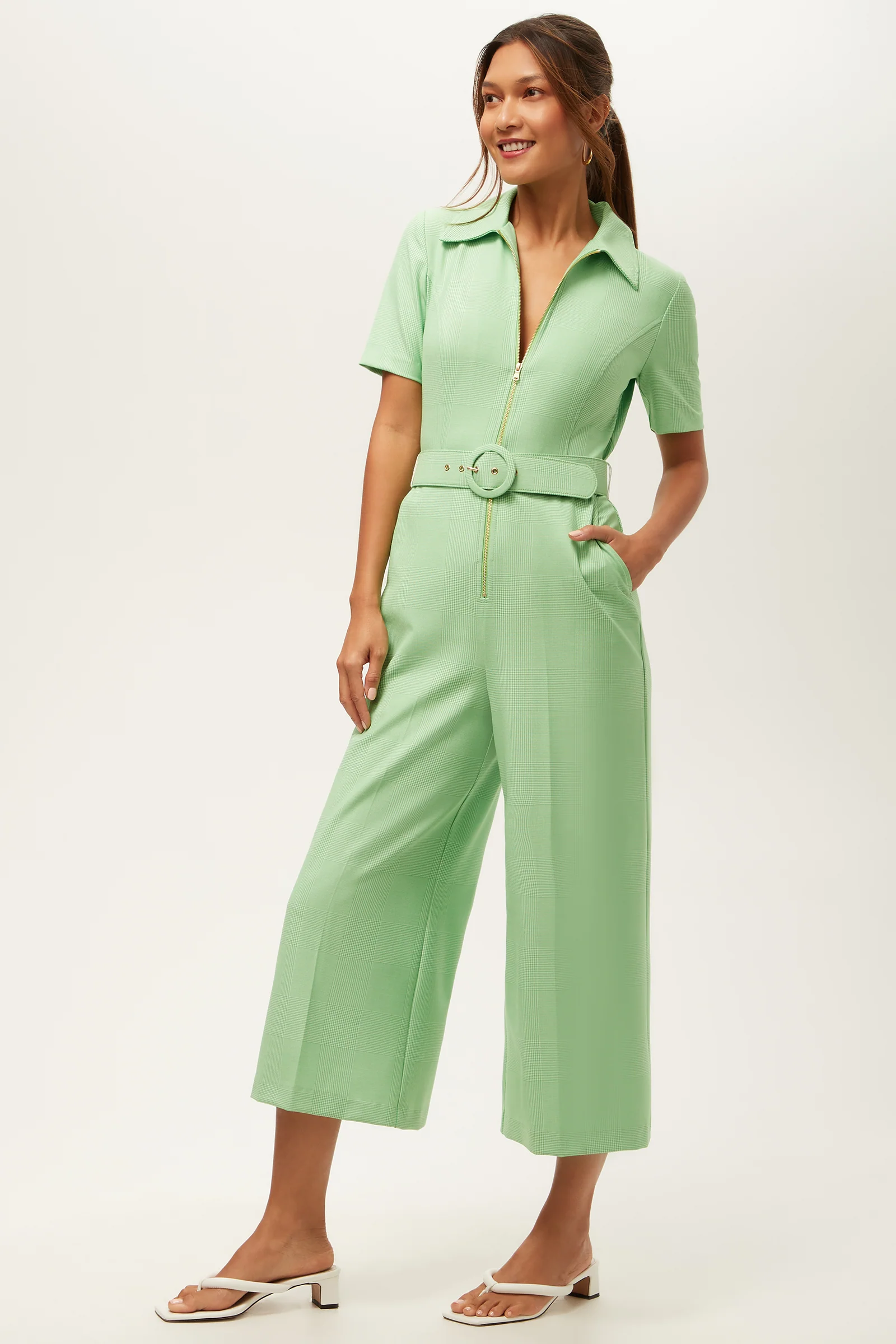 Jannise 3 Jumpsuit - Game Time Glen Plaid - Image 2