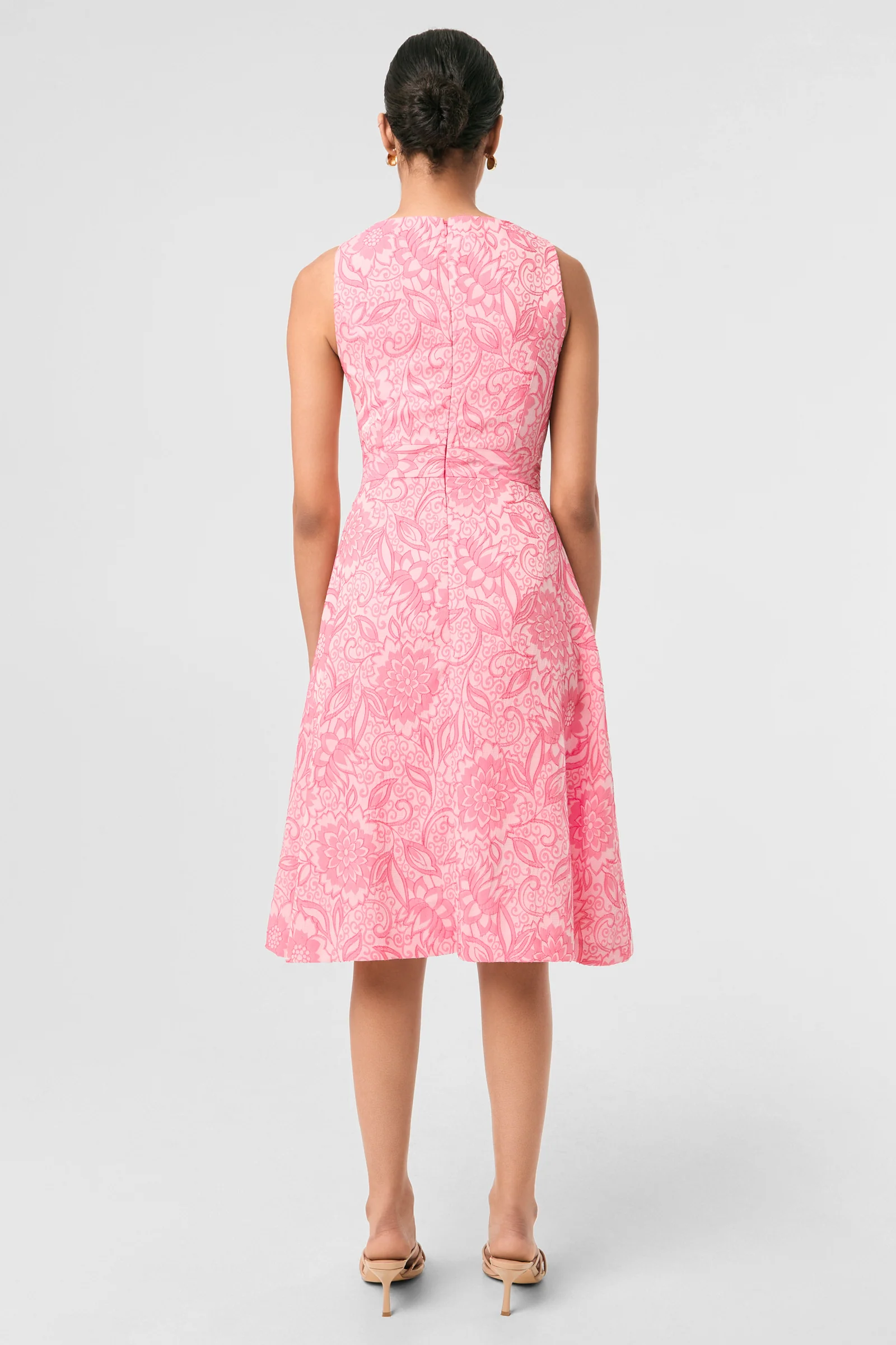 Jayme Sleeveless Dress - Jolie Jacquard - Image 2