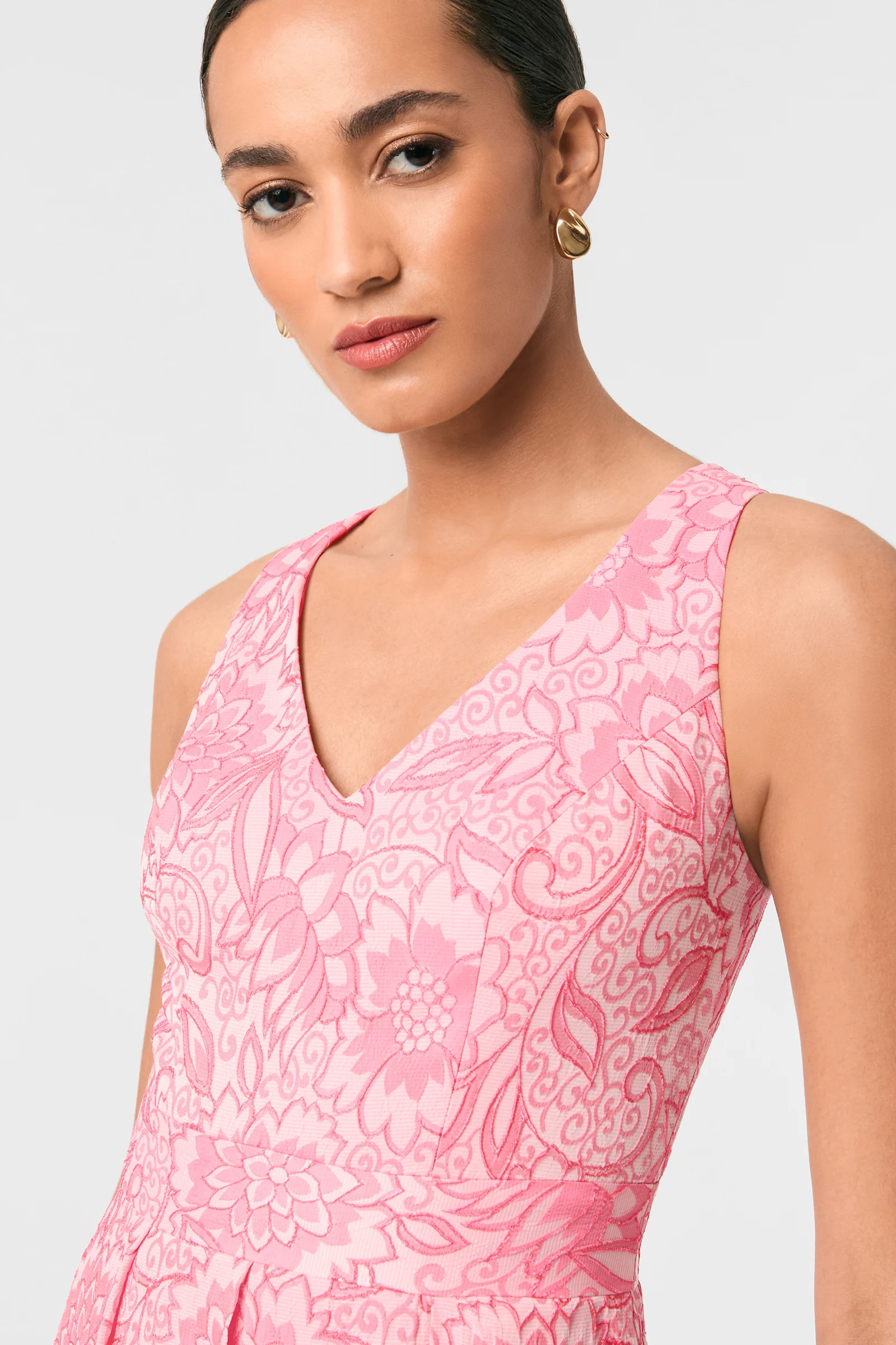 Jayme Sleeveless Dress - Jolie Jacquard - Image 4