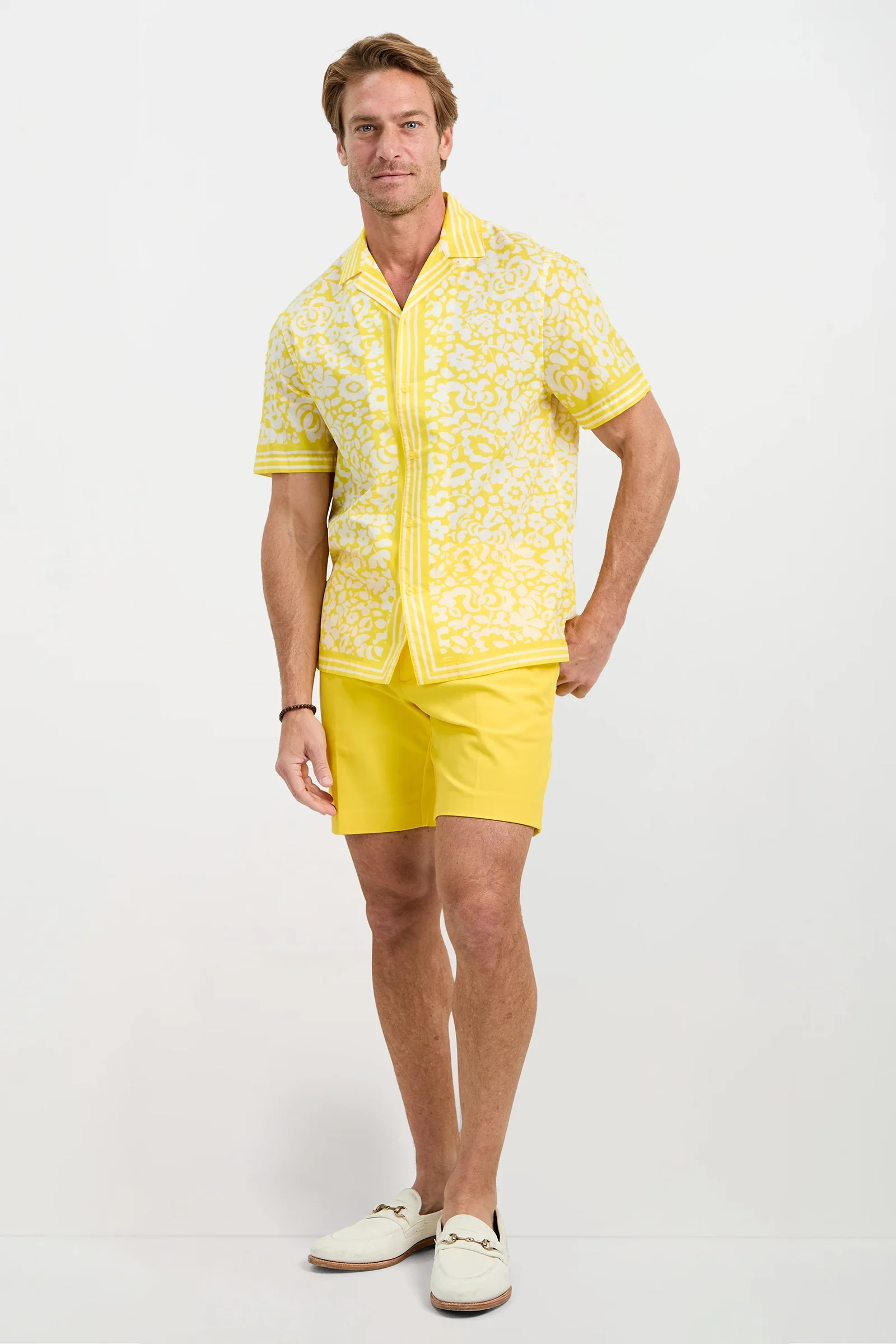 Josue Short-Sleeve Shirt - Poolside Gossip