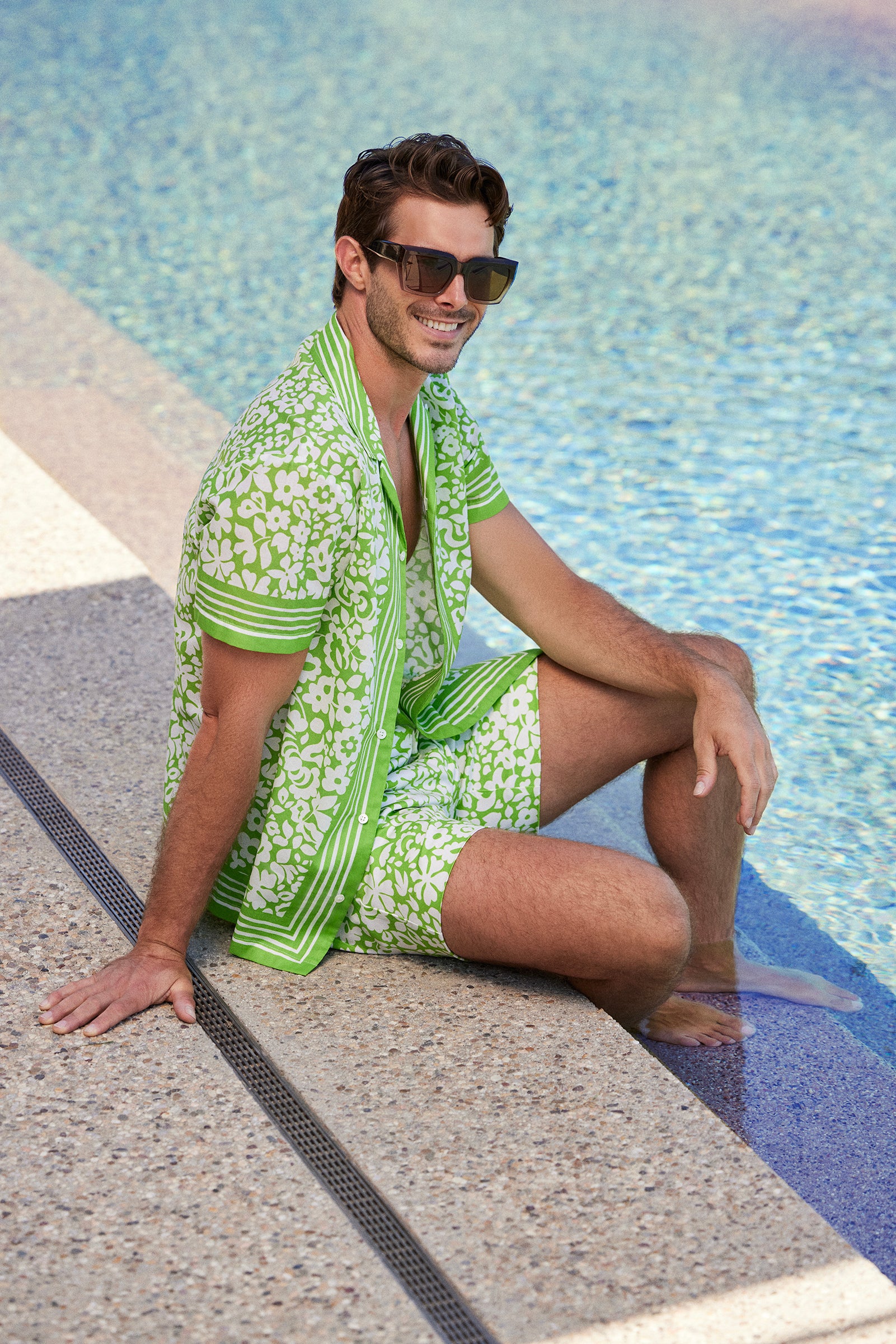 Josue Short-Sleeve Shirt - Poolside Gossip - Image 10