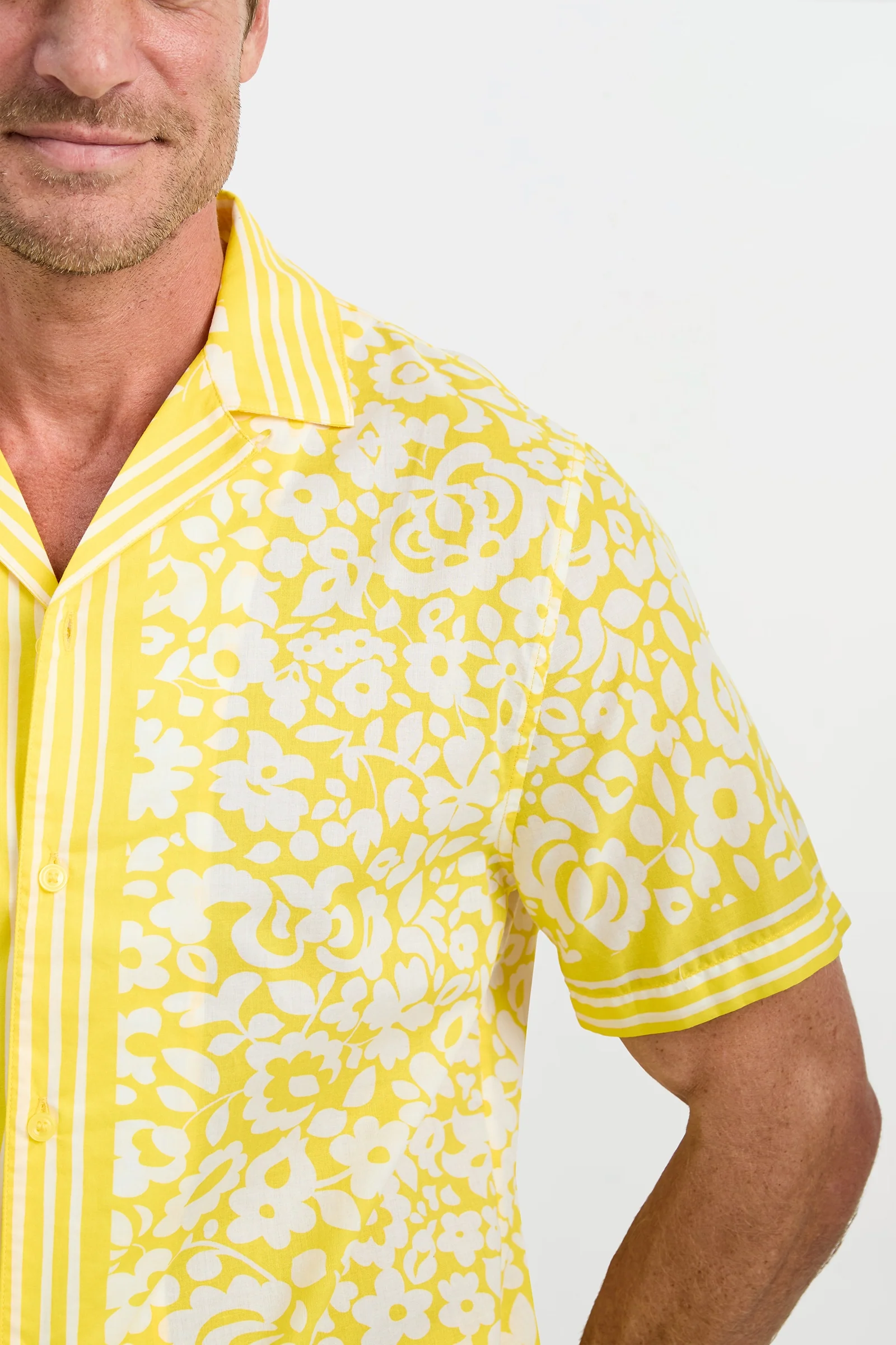 Josue Short-Sleeve Shirt - Poolside Gossip - Image 4