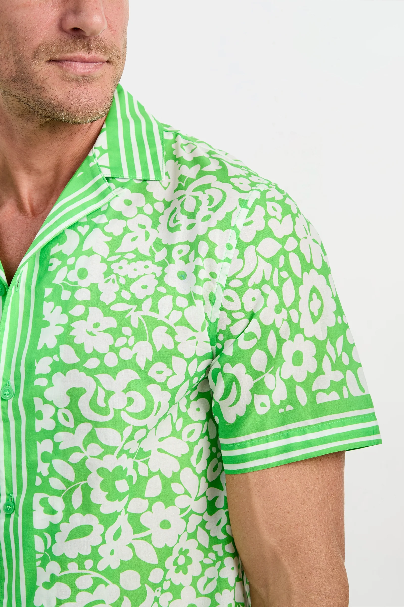 Josue Short-Sleeve Shirt - Poolside Gossip - Image 9
