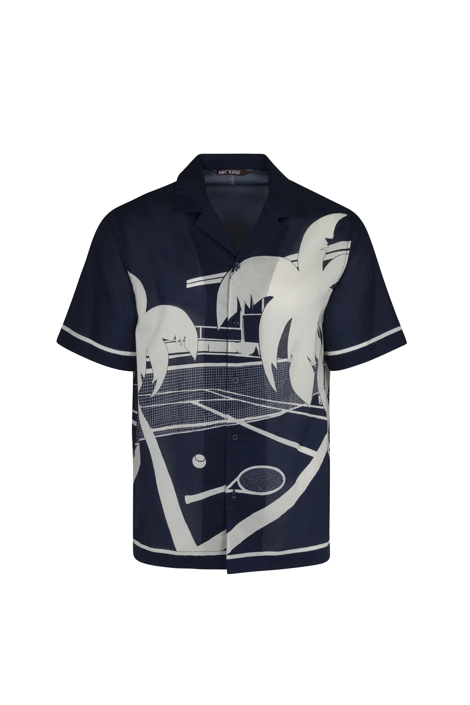 Josue Short-Sleeve Shirt - Tennis Print - Image 6
