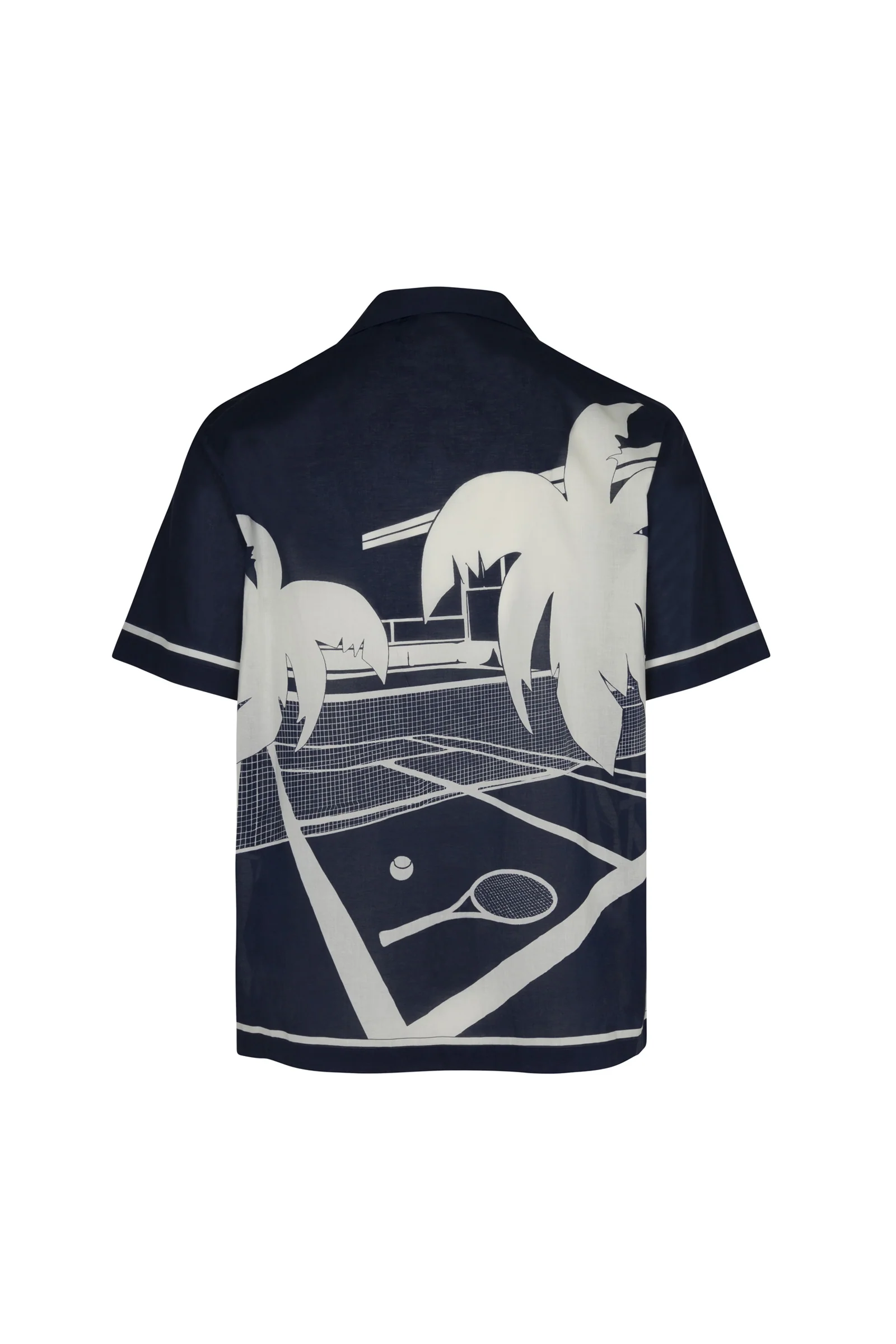 Josue Short-Sleeve Shirt - Tennis Print - Image 7