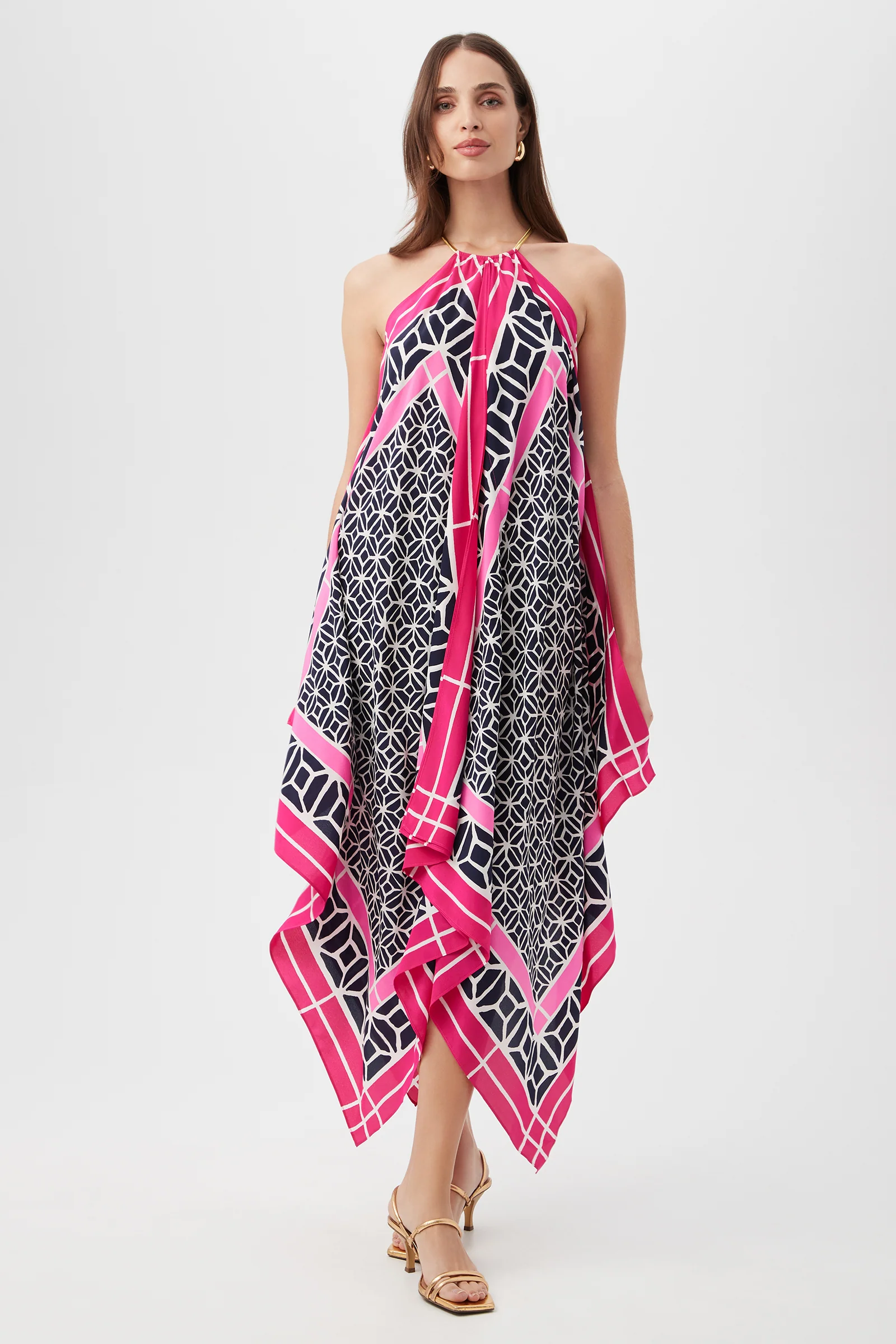 Justinian Midi Dress - Durell Silk