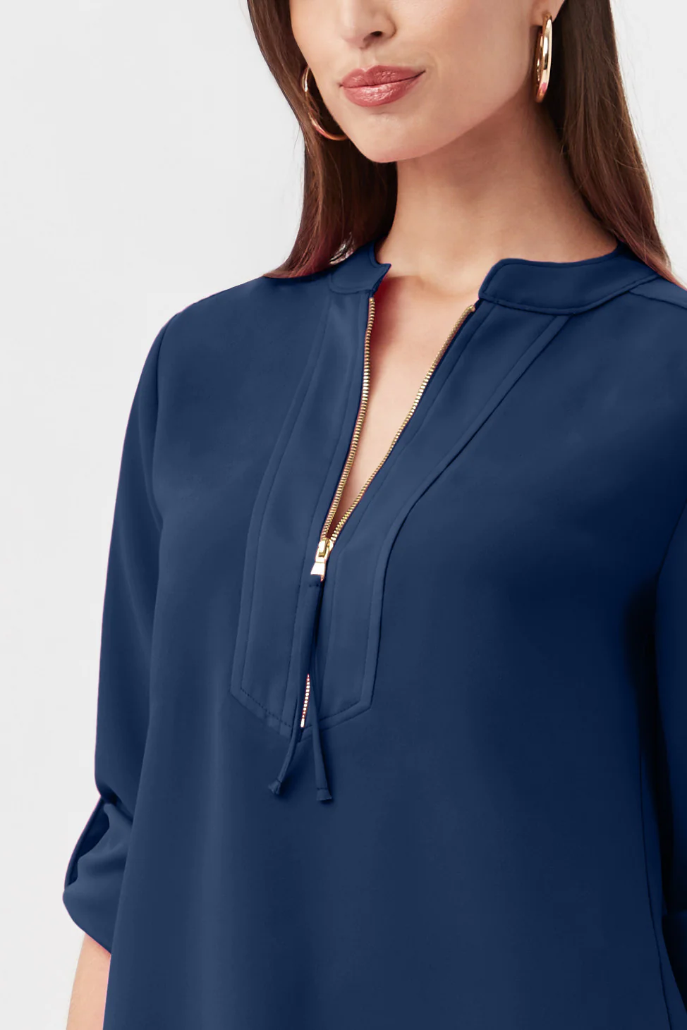 Kaiko 3/4-Sleeve Half-Zip Top - Image 13