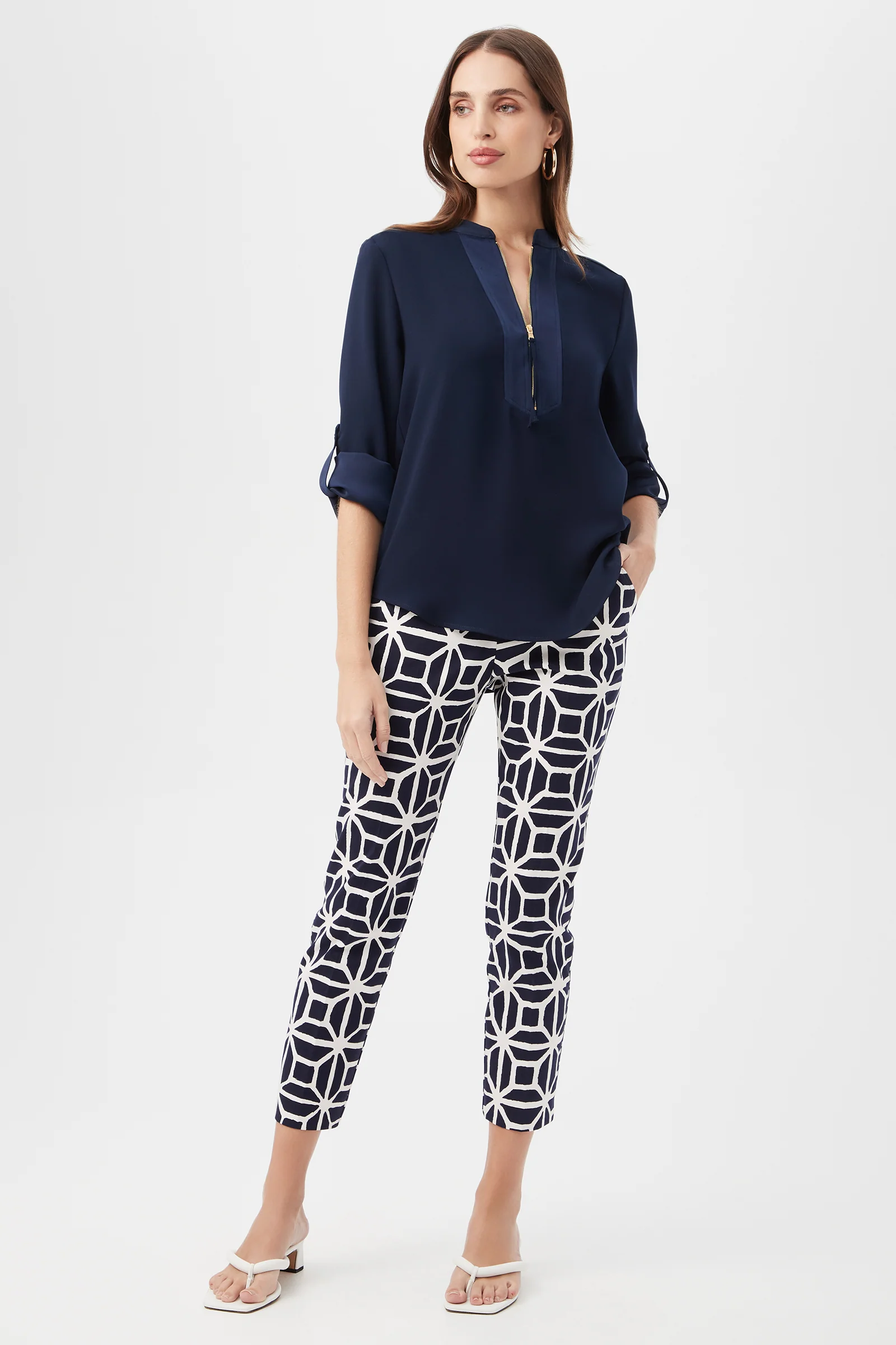 Kaiko 3/4-Sleeve Half-Zip Top - Image 5
