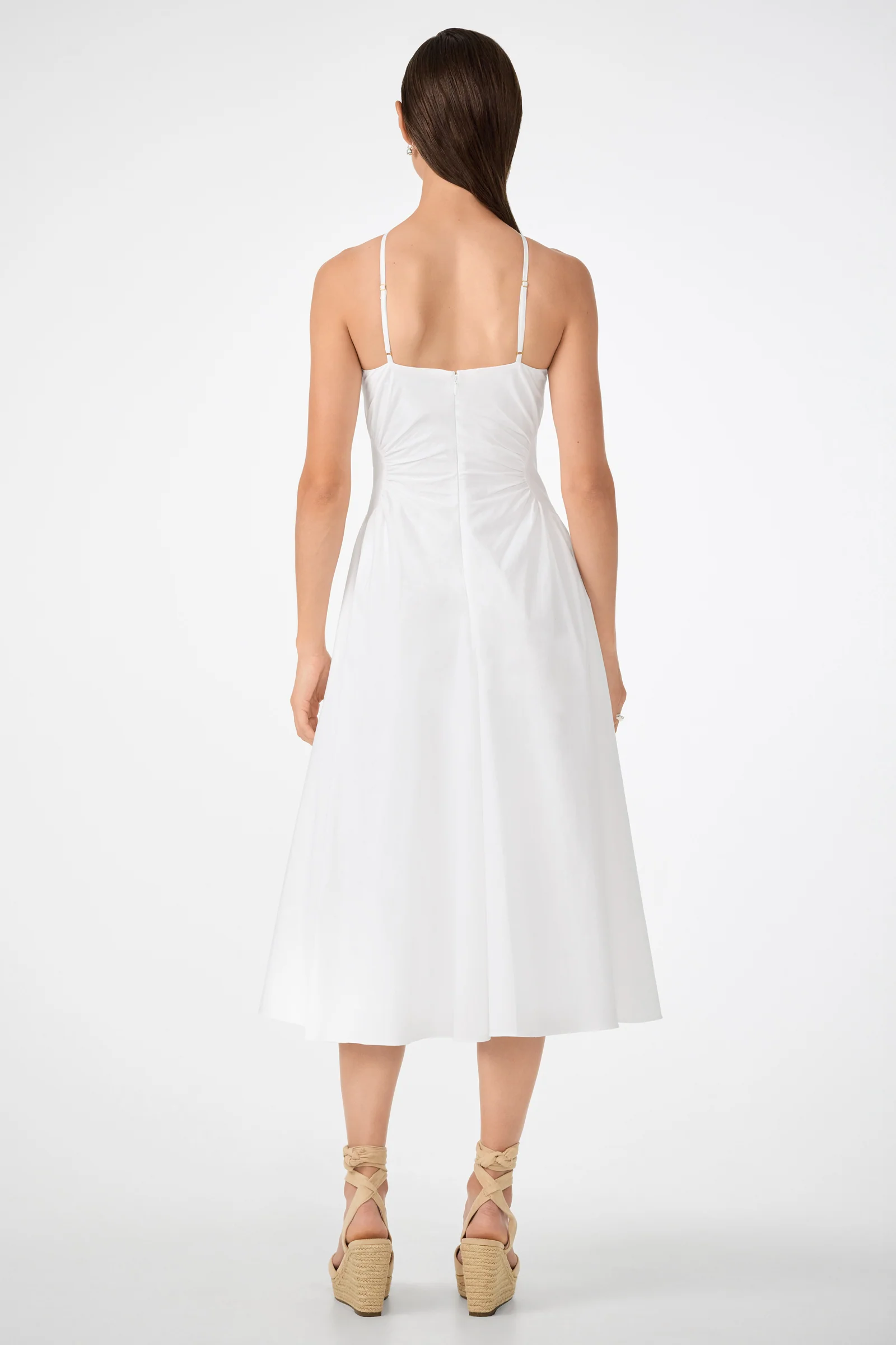 Kata Shirred Waist Midi Dress - Image 3