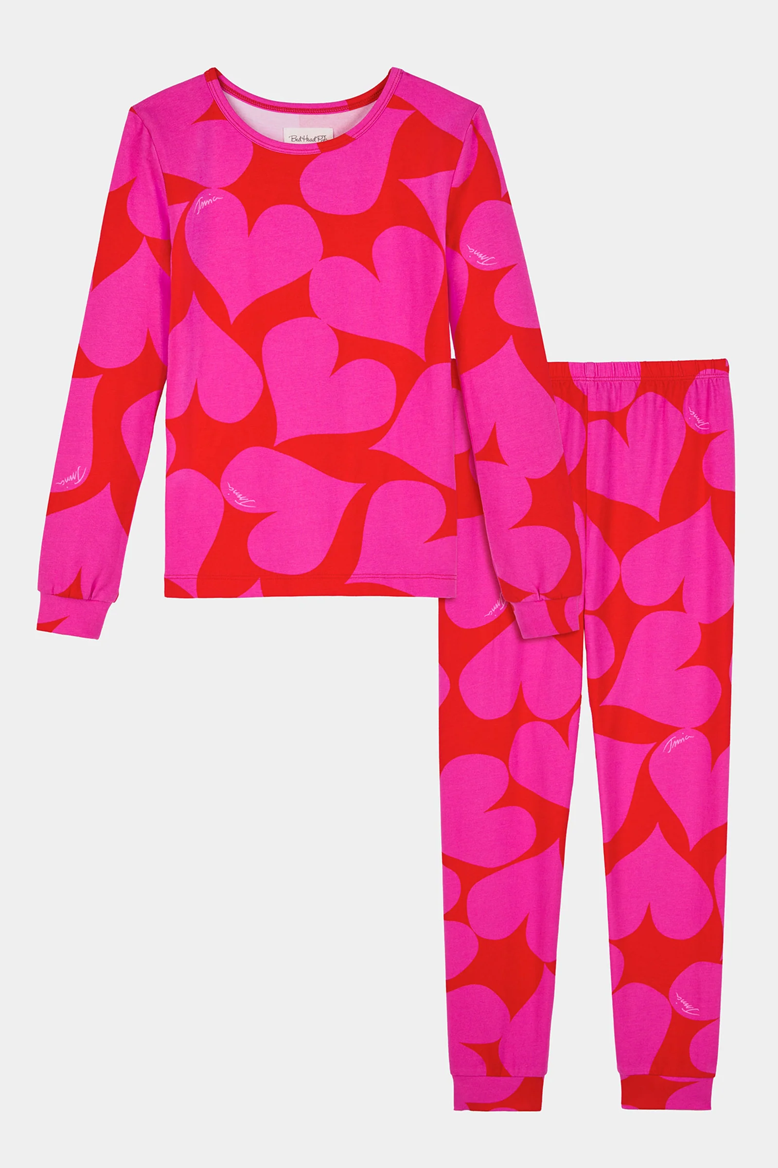 Kids Pj Set Hearts - Image 3