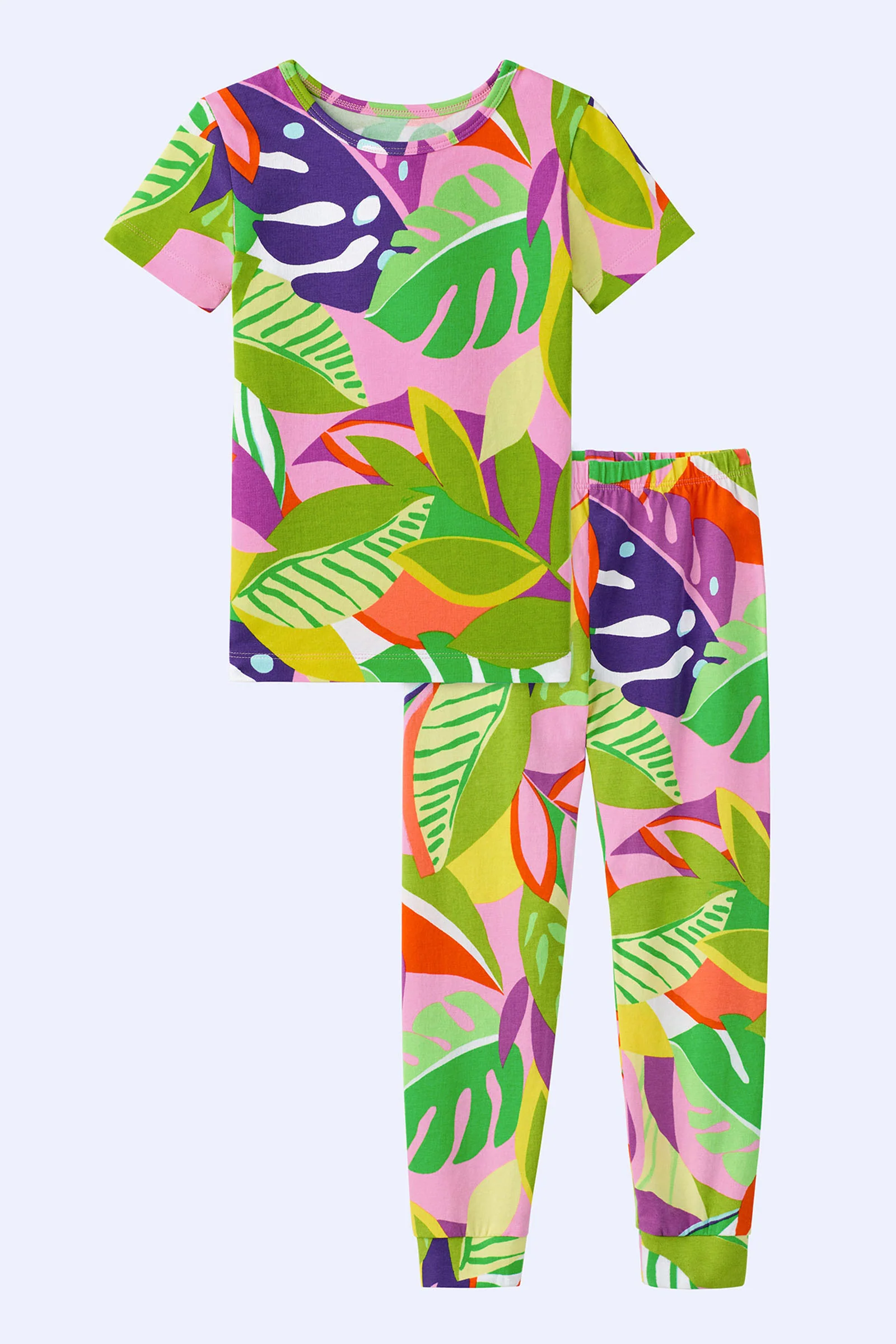 Kids PJ Set - Jungle Stretch Jersey - Image 3