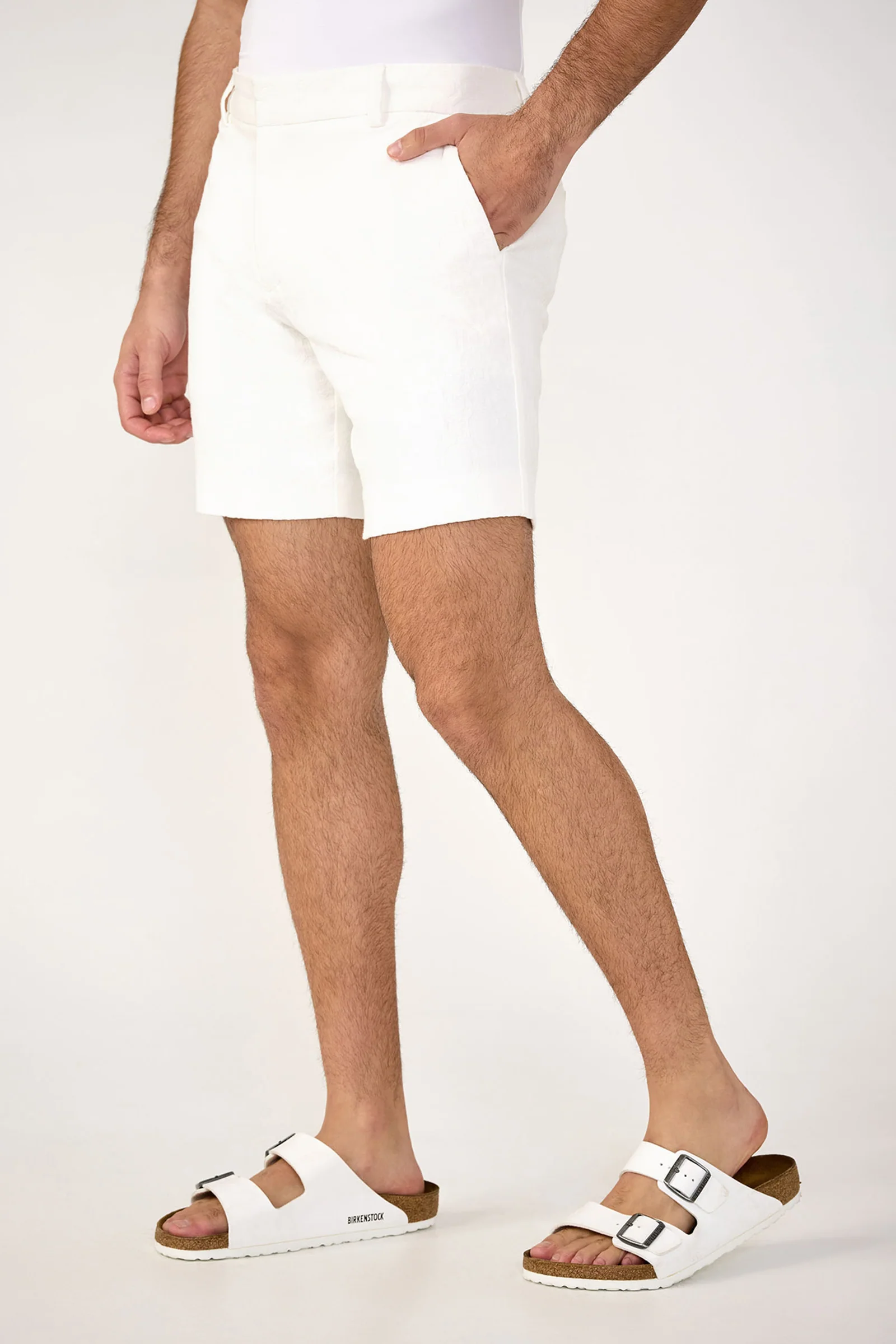 Lawrence Short - Stretch Herringbone - Image 3