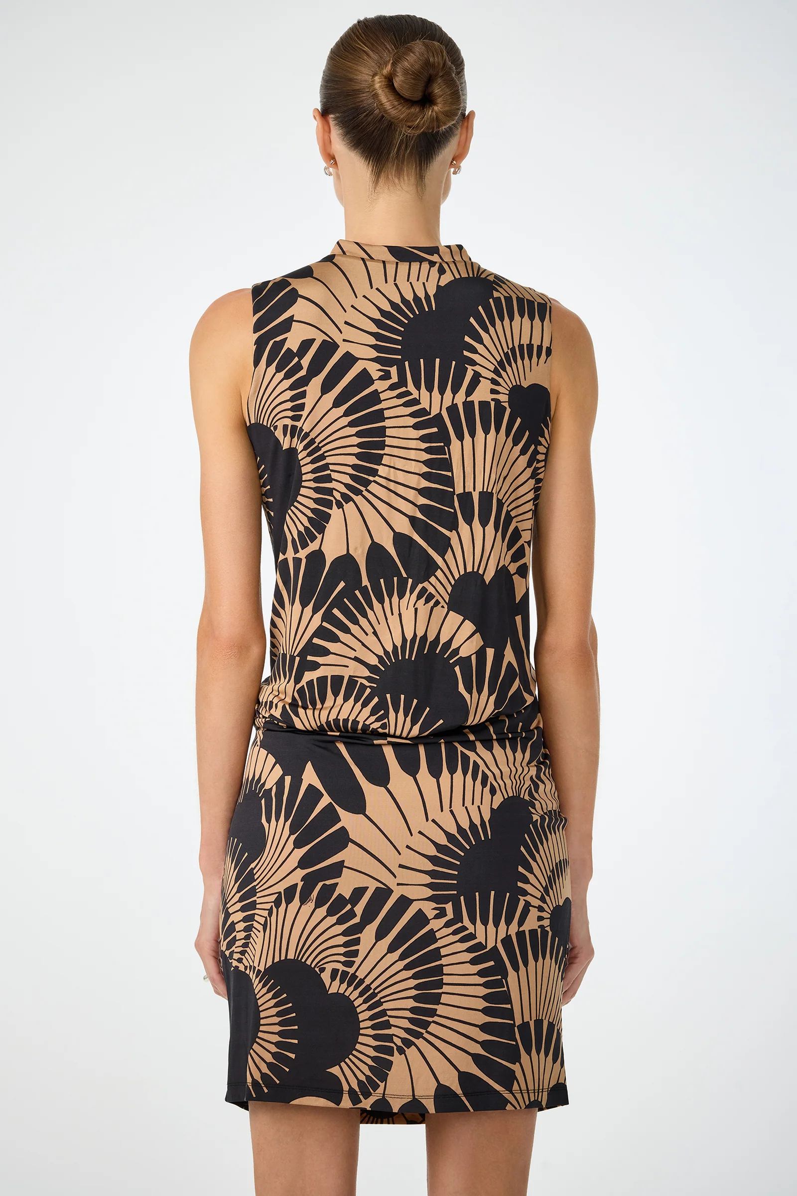 Lenaya Drape Dress - Juniper Jersey - Image 4
