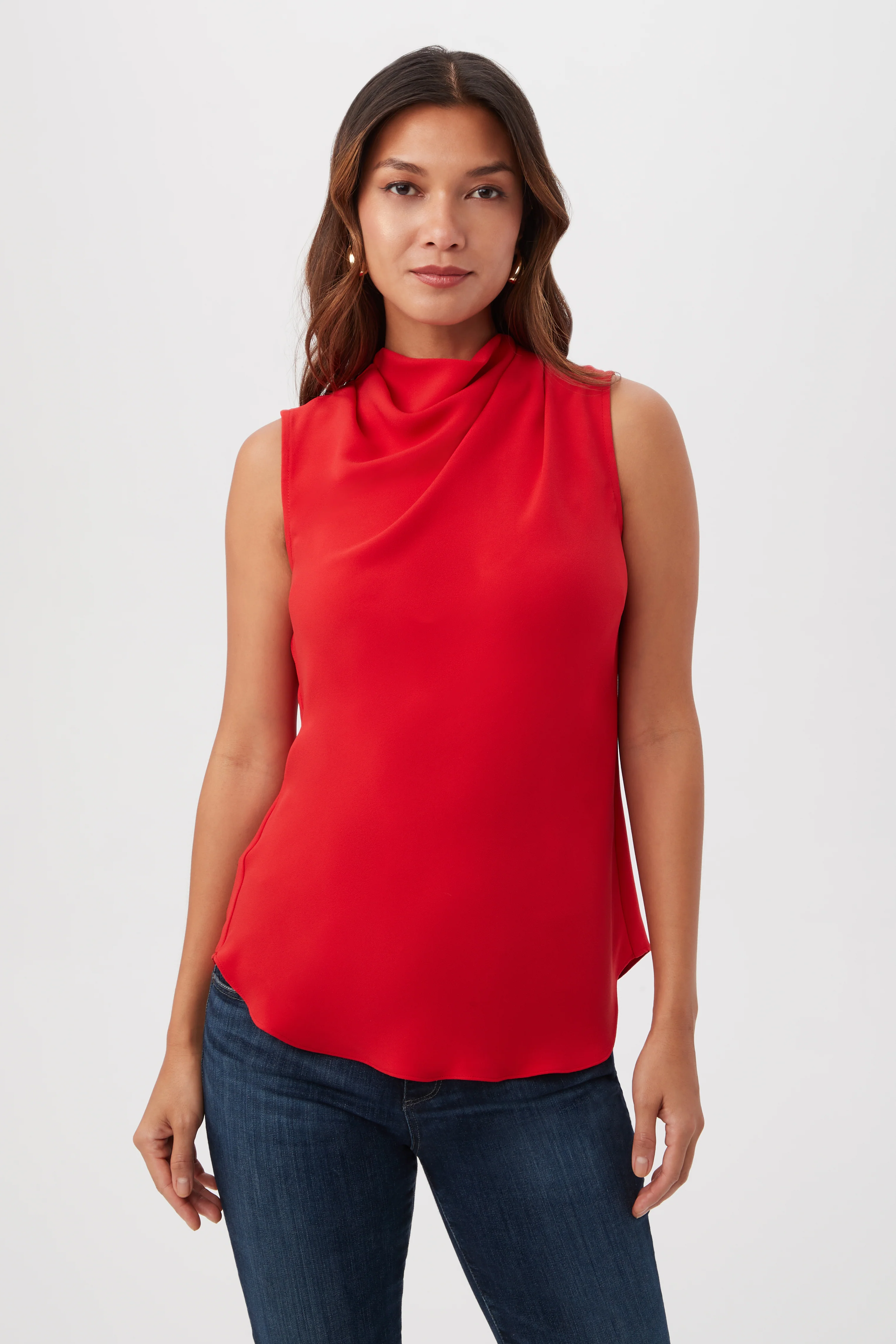 Lenaya Sleeveless Cowl Neck Top - Image 4