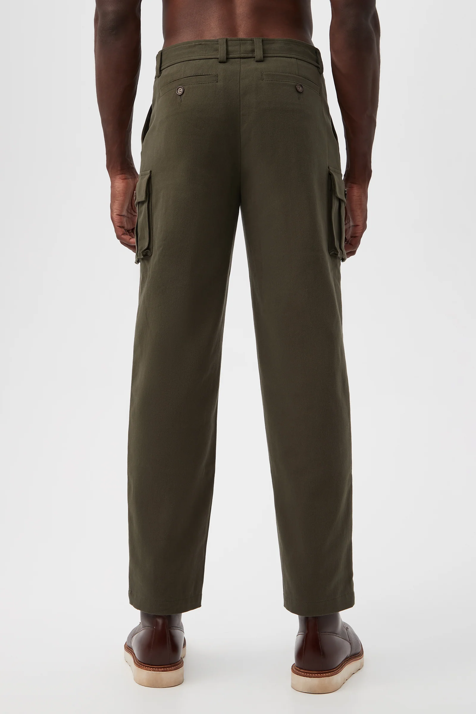 Lincoln Heights Cargo Trouser - Brushed Twill - Image 2