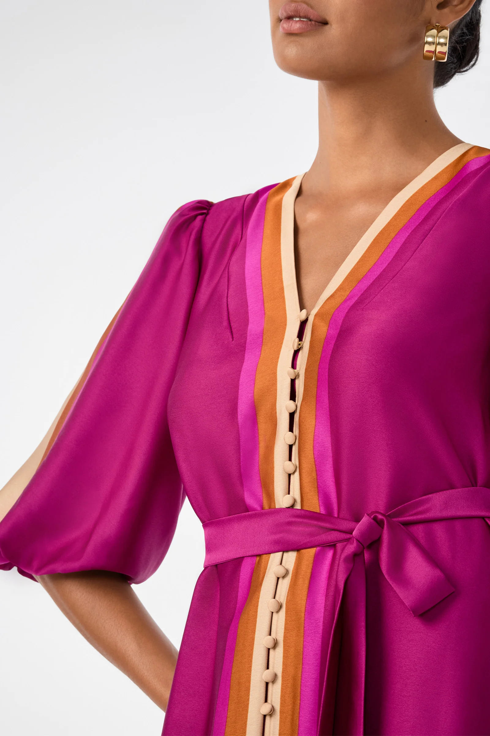 Linden Puff-Sleeve Dress - Image 4