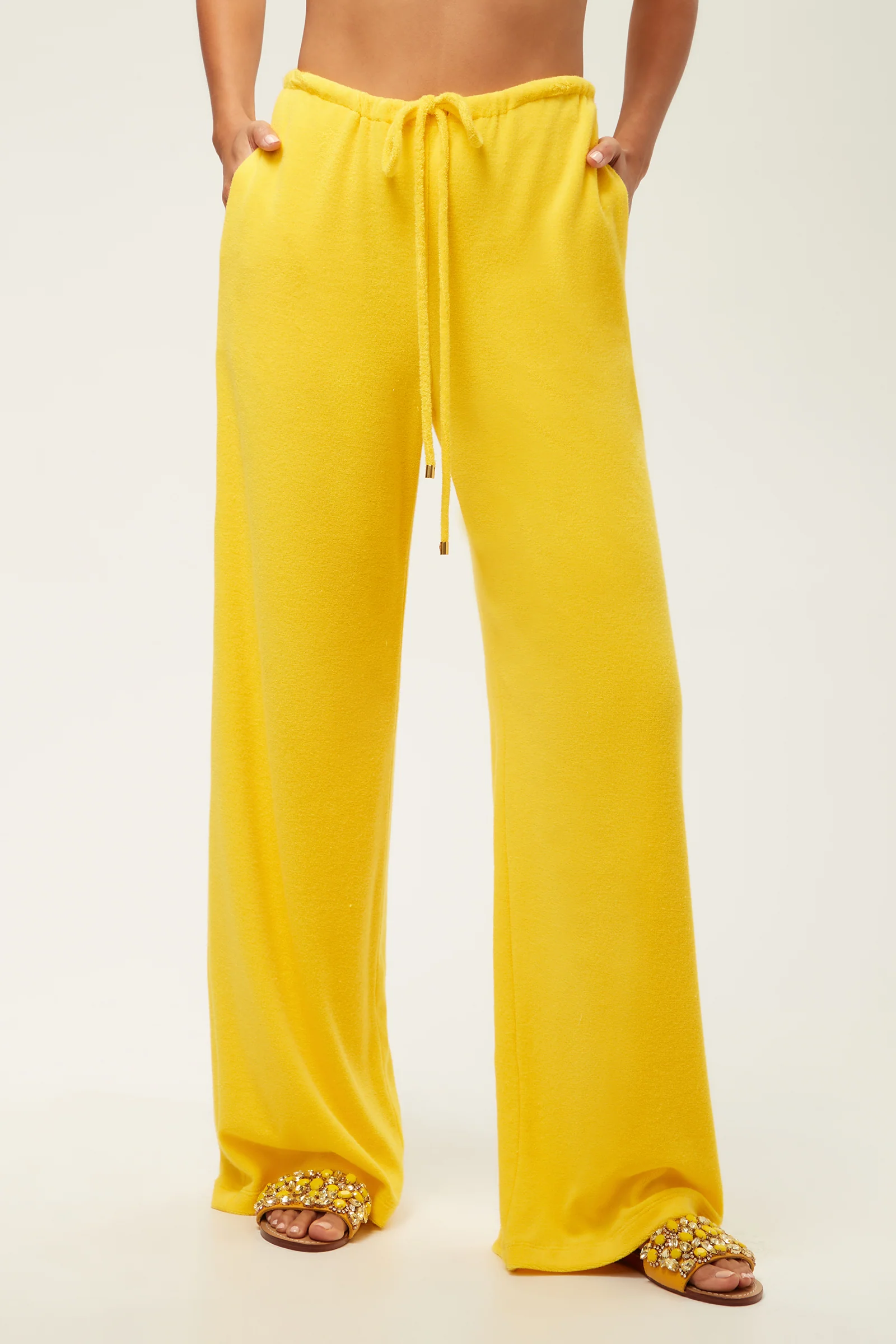 Linsk Wide-Leg Pant - Poolside Terry - Image 6