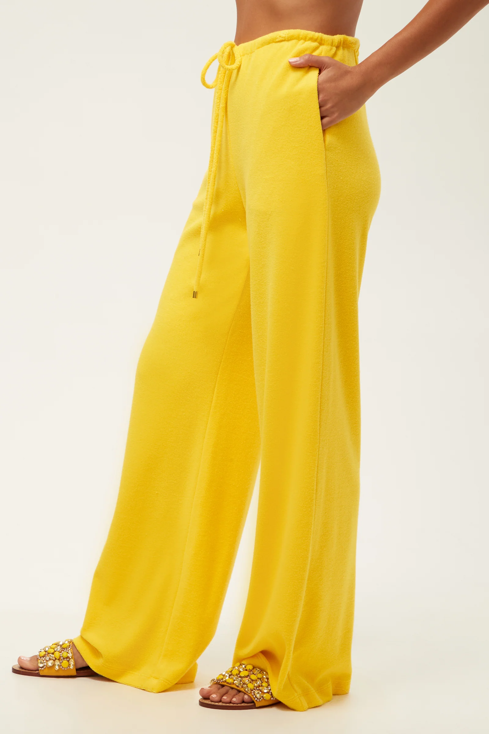 Linsk Wide-Leg Pant - Poolside Terry - Image 8