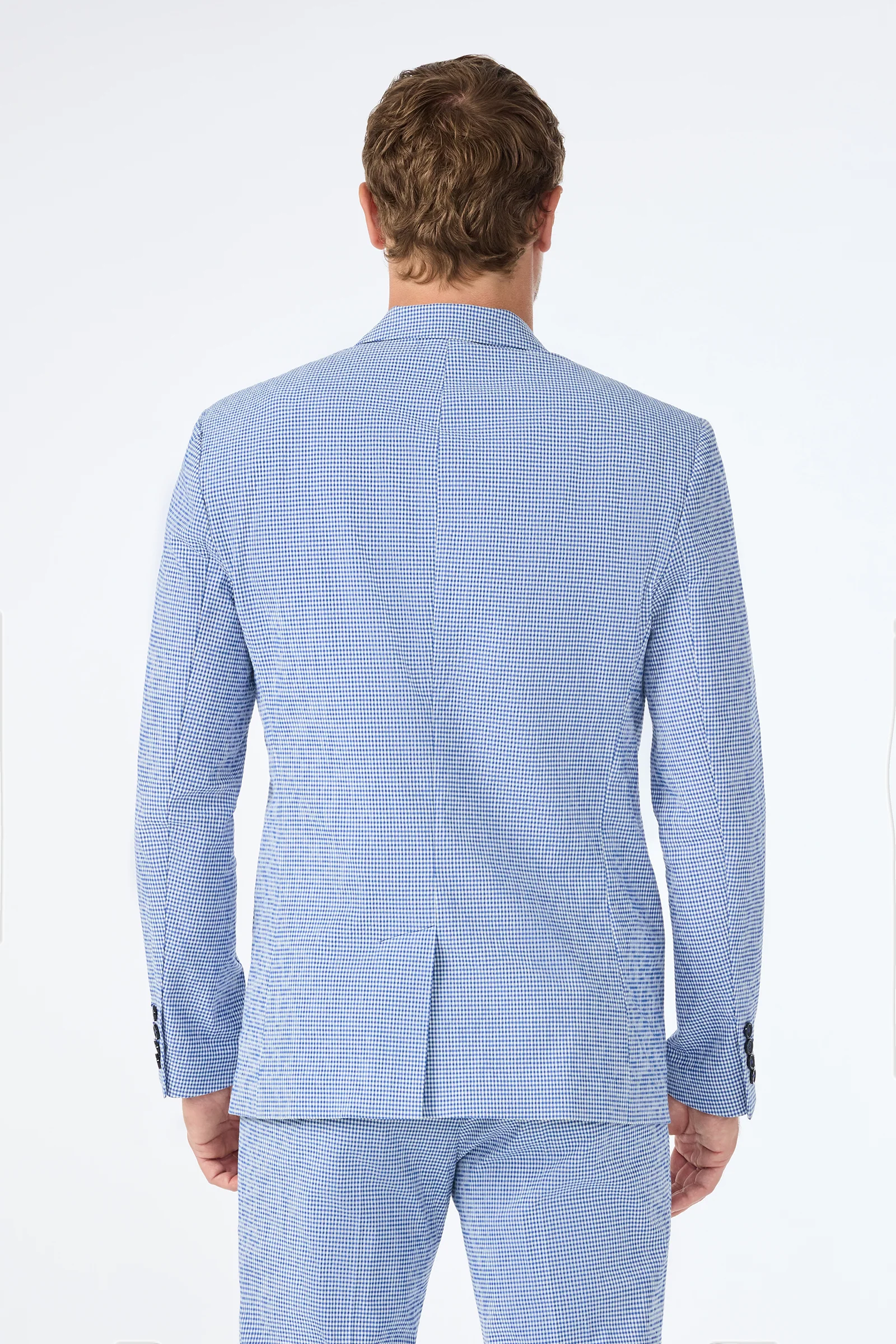 Louie Blazer - Ocean Gingham - Image 3