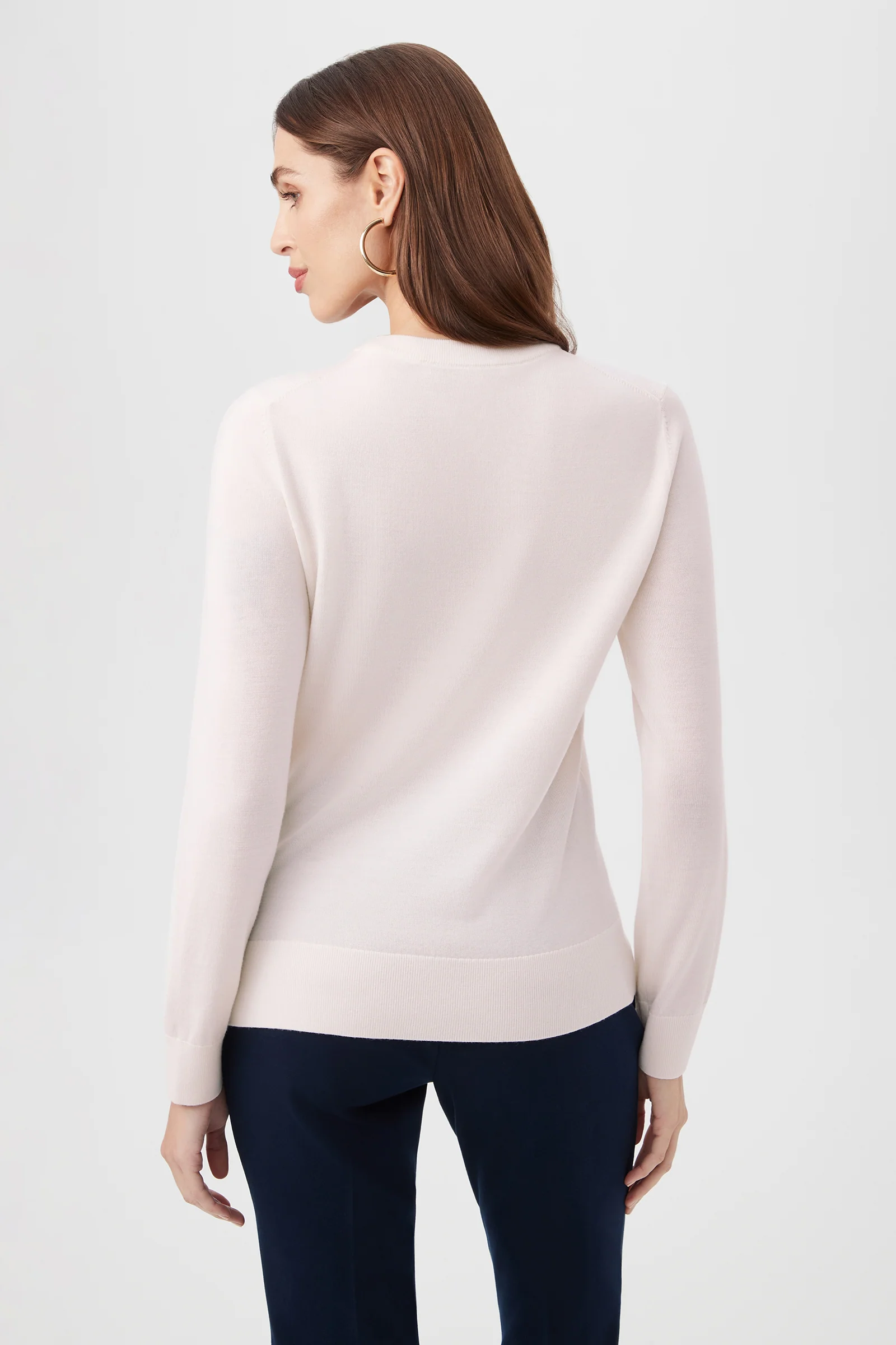 Love Merino Wool Crewneck Sweater - Image 3