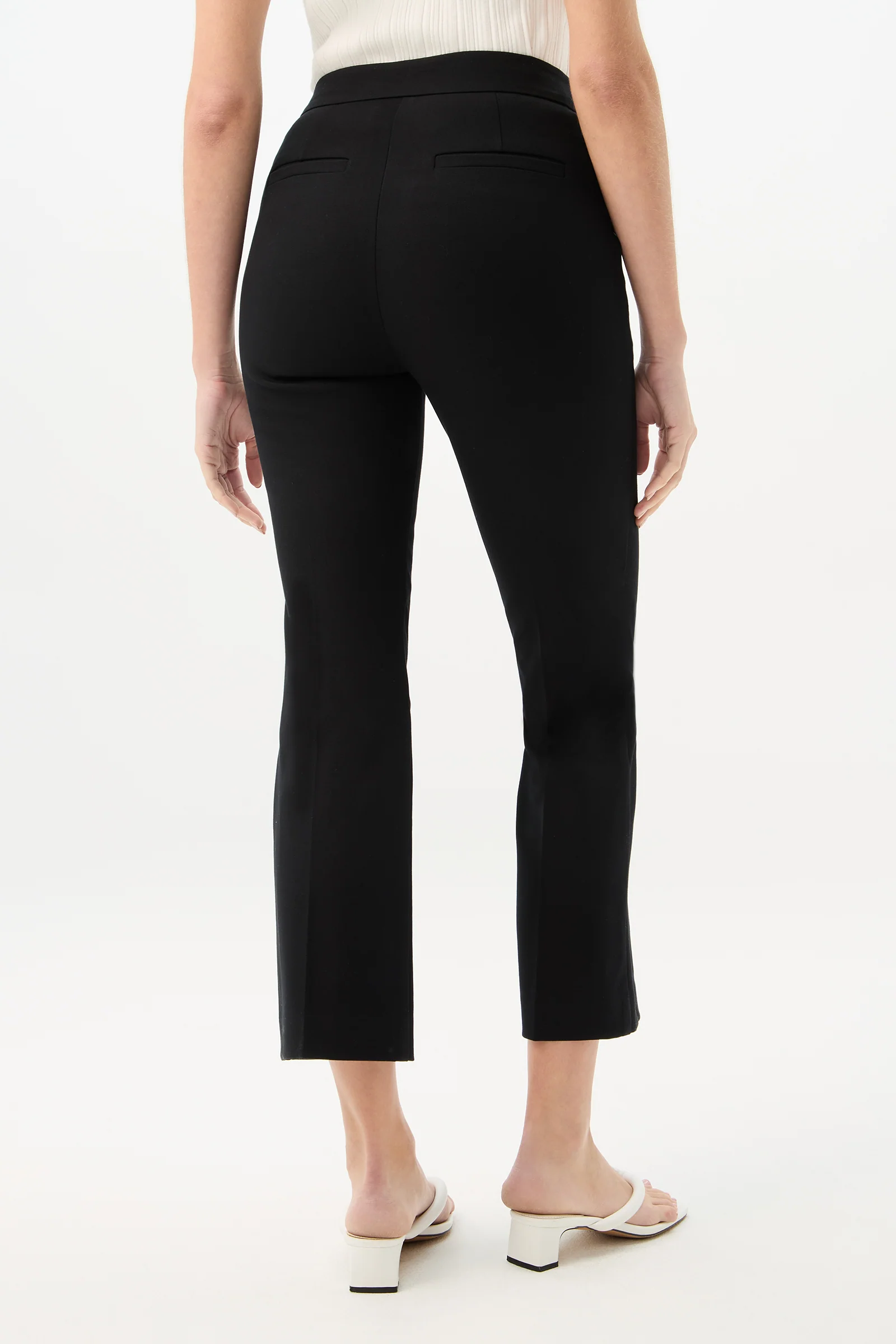 Lulu Cropped Pant - Cotton Bi-Stretch - Image 4