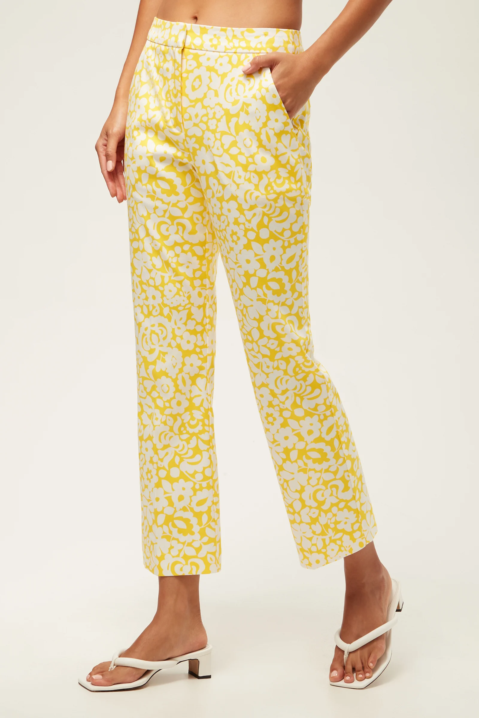 Lulu Cropped Pant - Poolside Gossip - Image 3