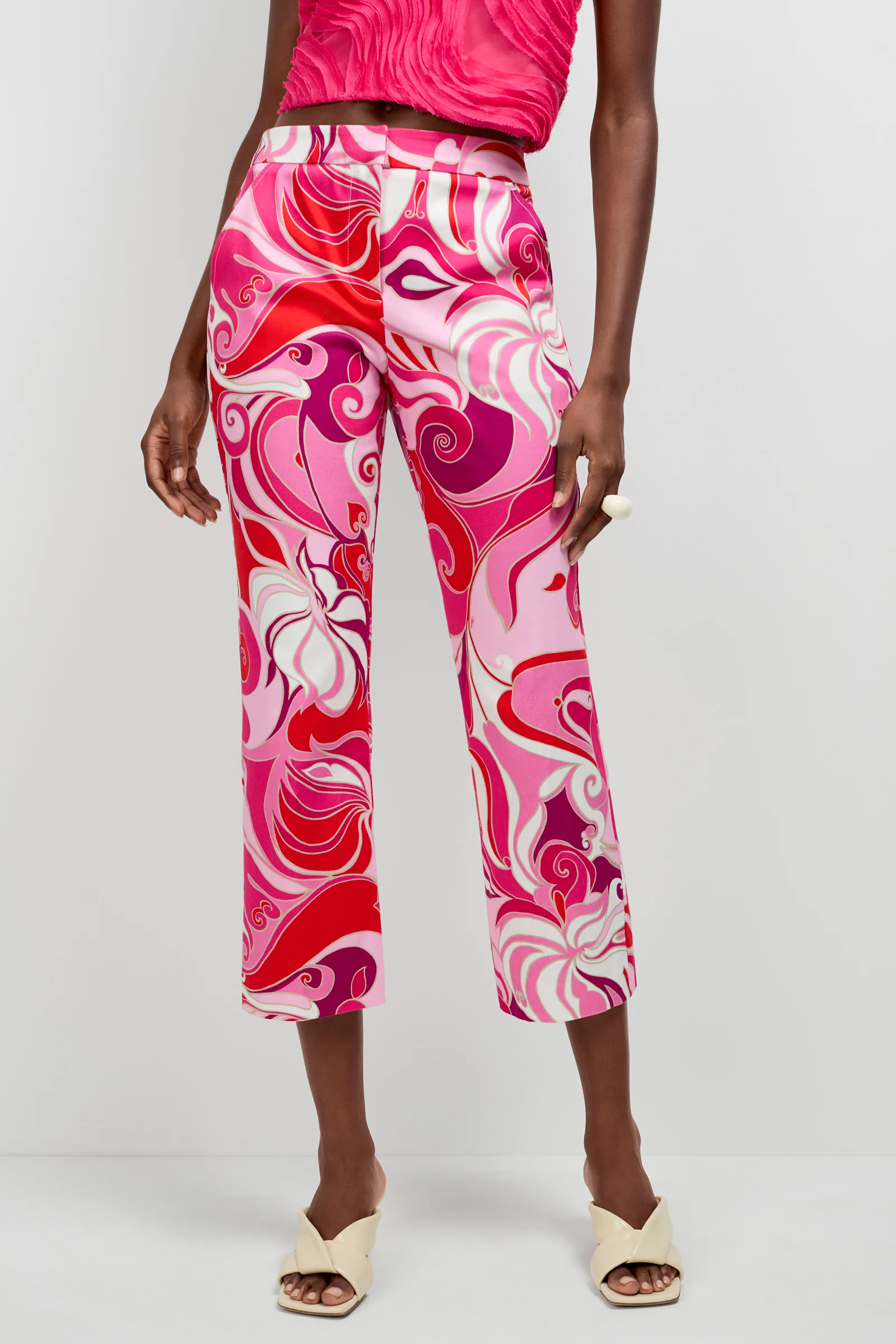 Lulu Cropped Pant - Darsena - Image 2