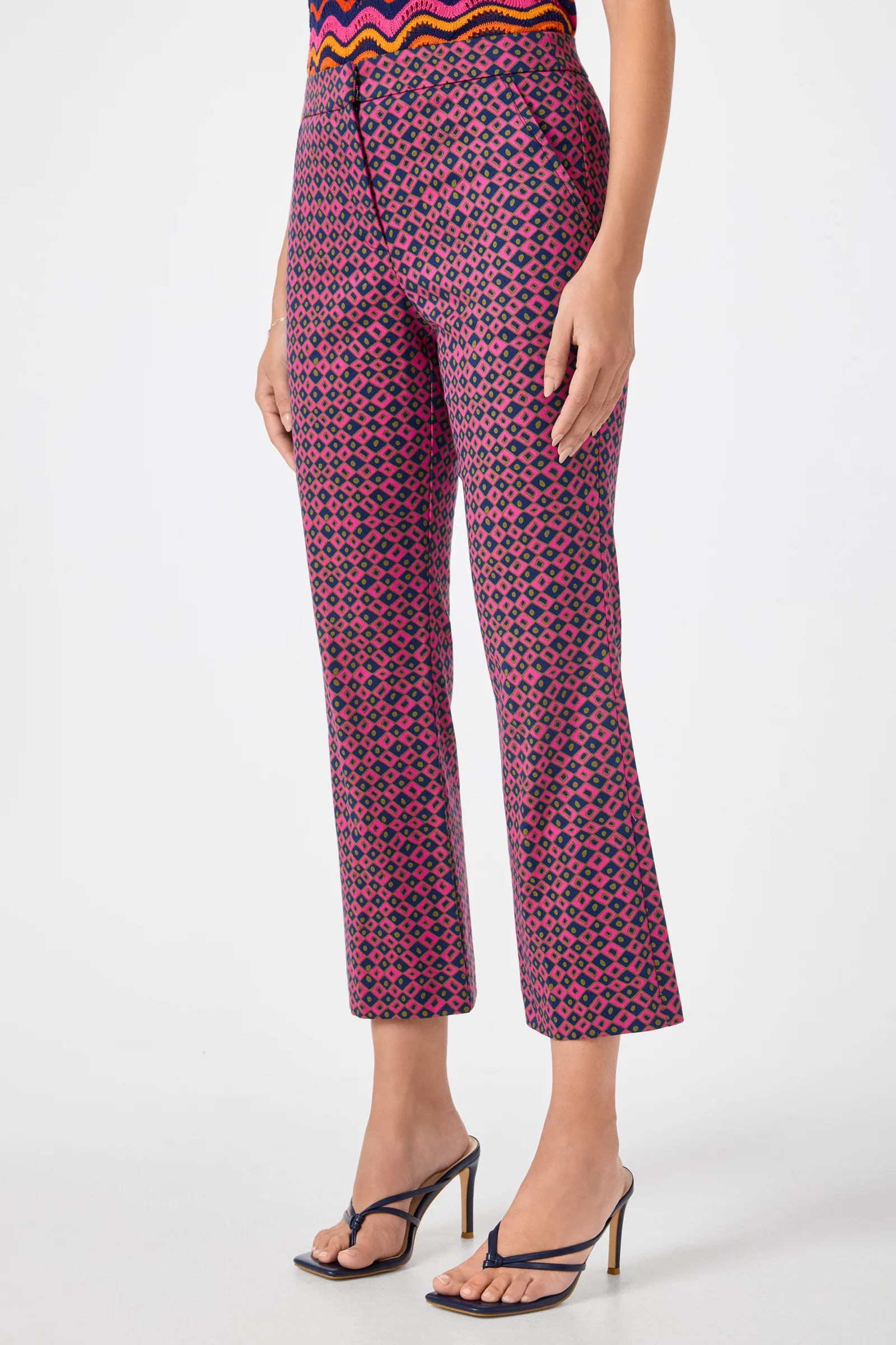 Lulu Cropped Pant - Himari Herringbone - Image 4