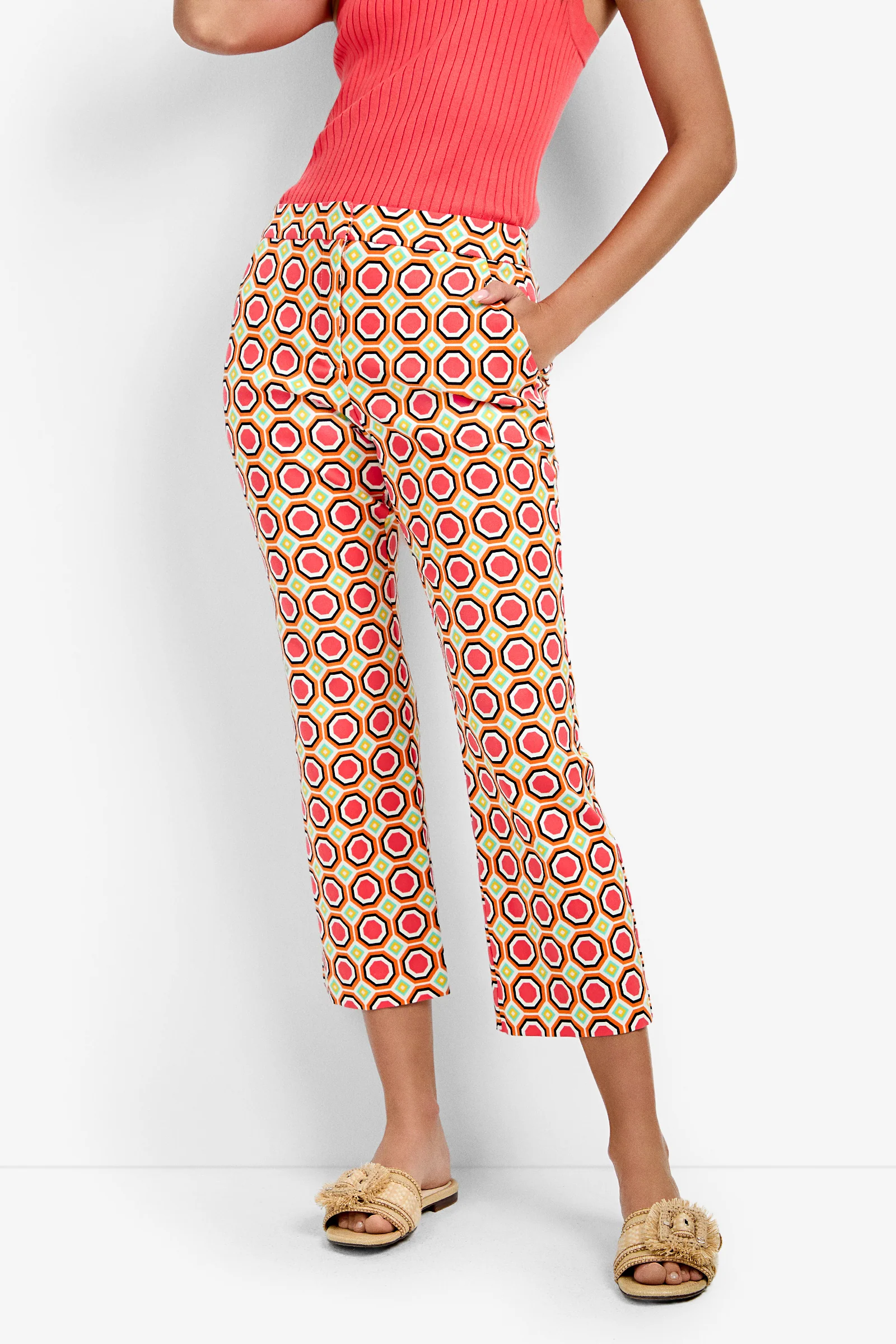 Lulu Cropped Pant - Salerno - Image 2