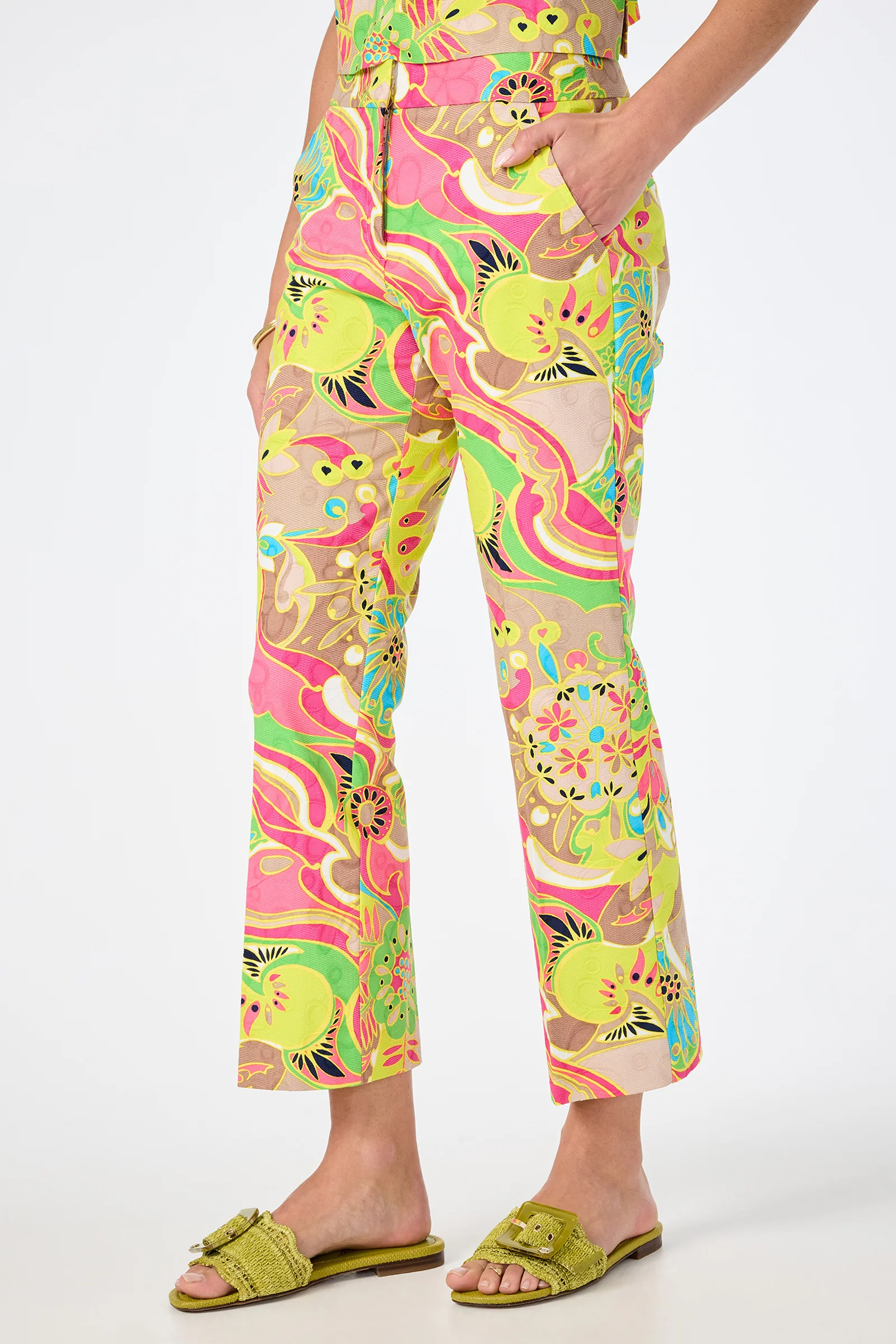 Lulu Cropped Pant - Venus - Image 3