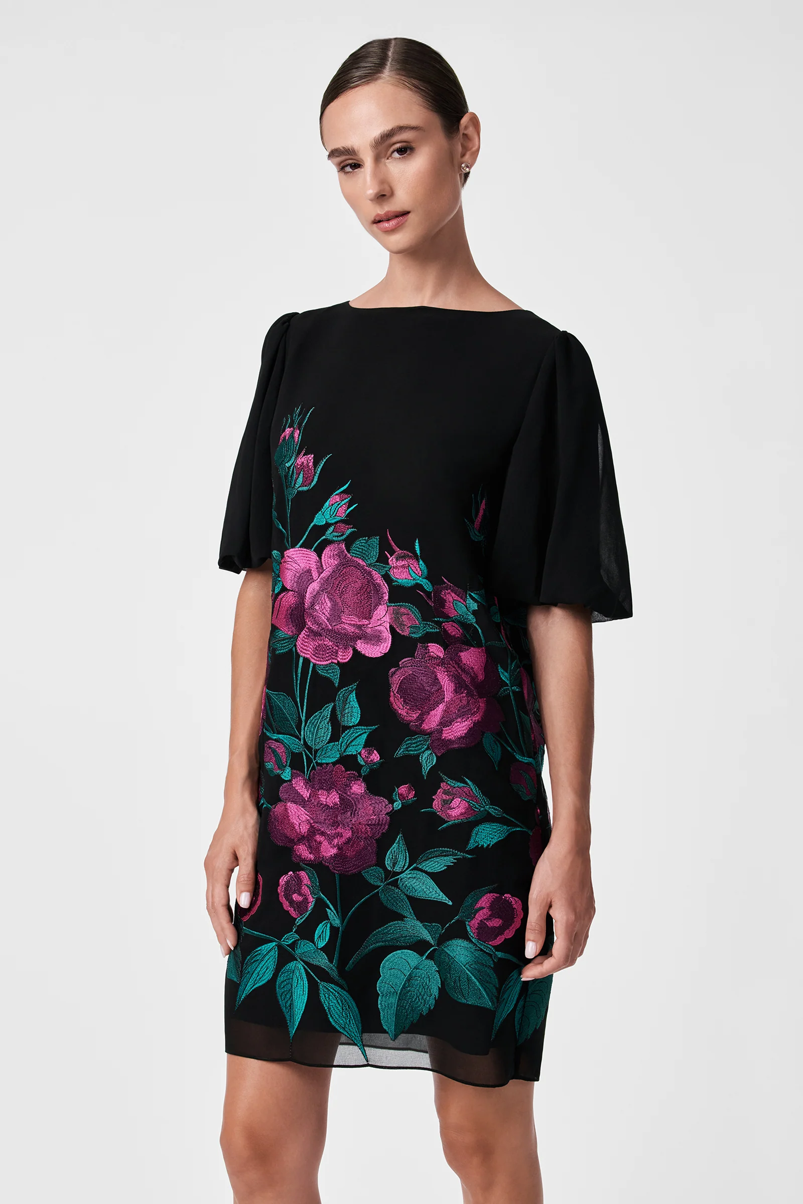 Luv Embroidered Mini Dress - Image 3