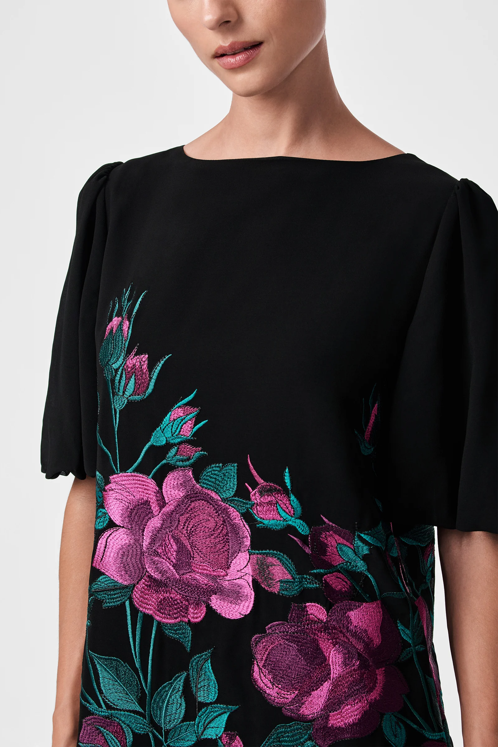 Luv Embroidered Mini Dress - Image 5