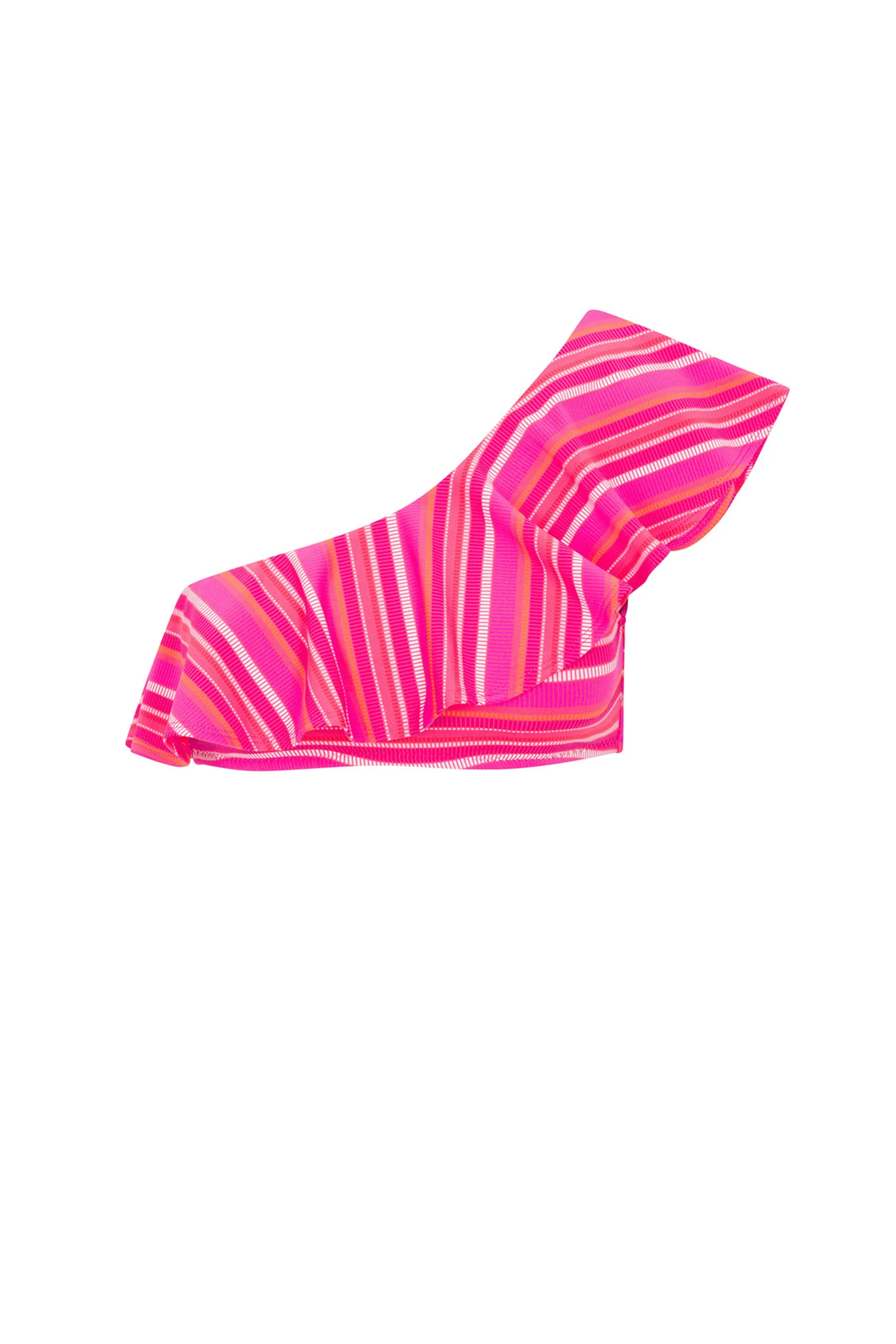 Women's Marai One Shoulder Ruffle Bandeau Swim Top - Image 3