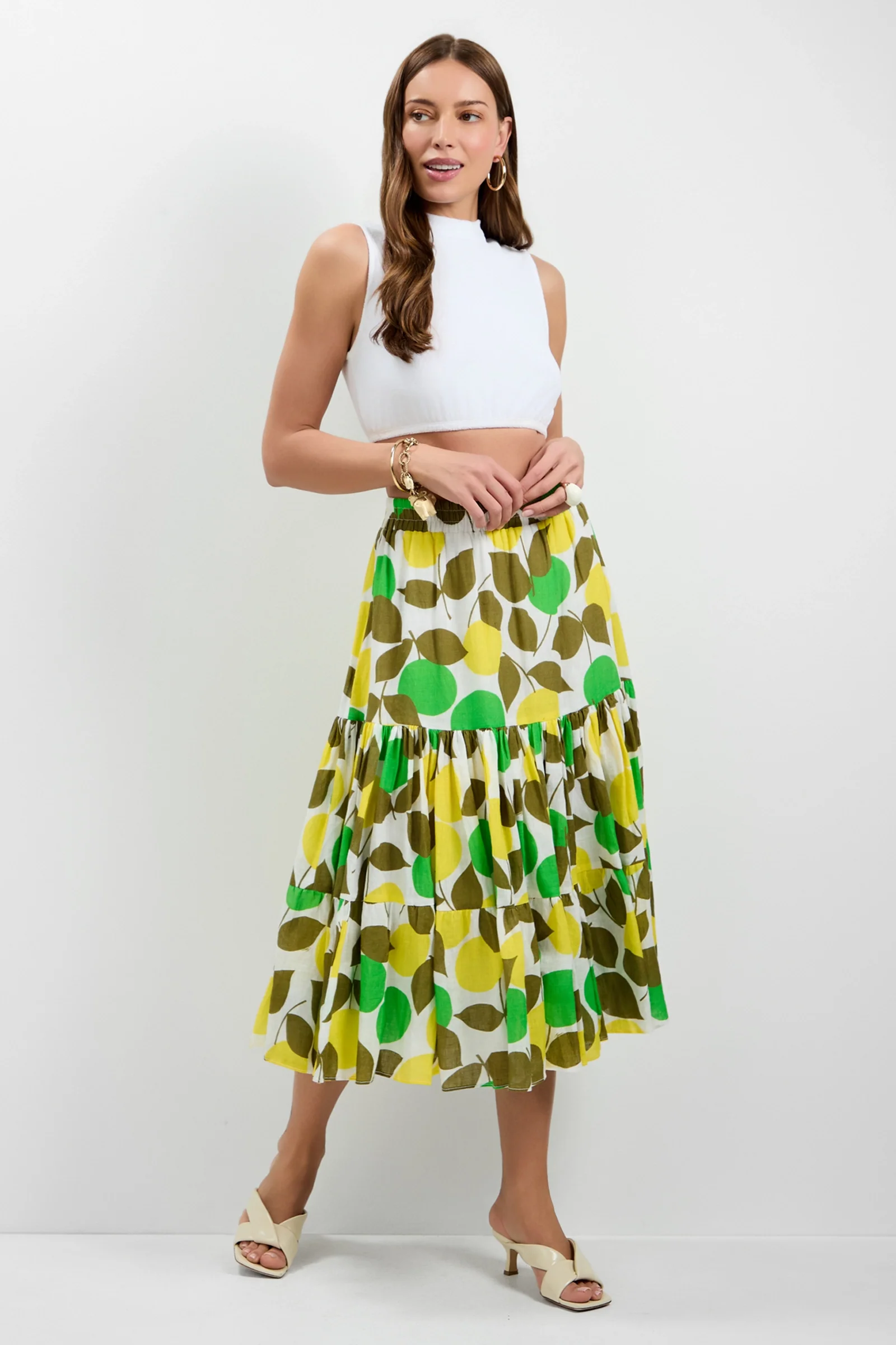 Marsay Drop Waist Midi Skirt - Image 3