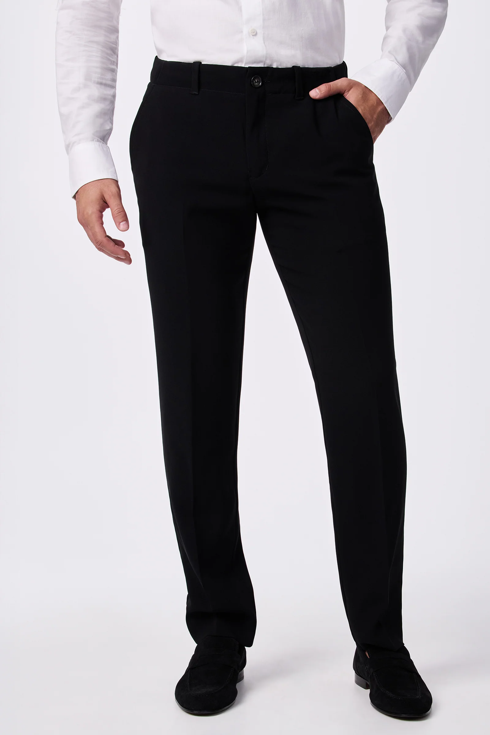 Alex Slim Trouser - Drapey Suiting