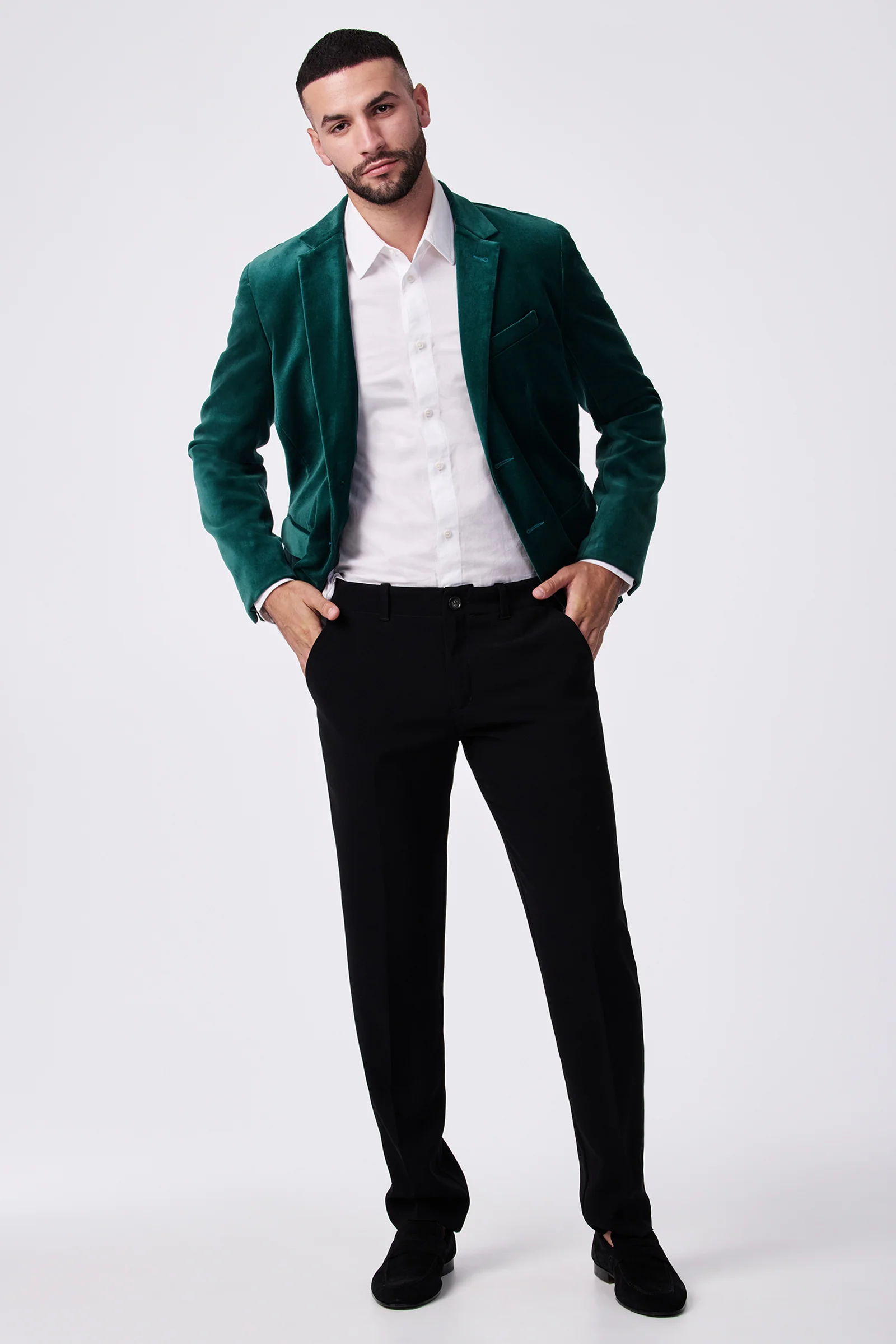 Alex Slim Trouser - Drapey Suiting - Image 2