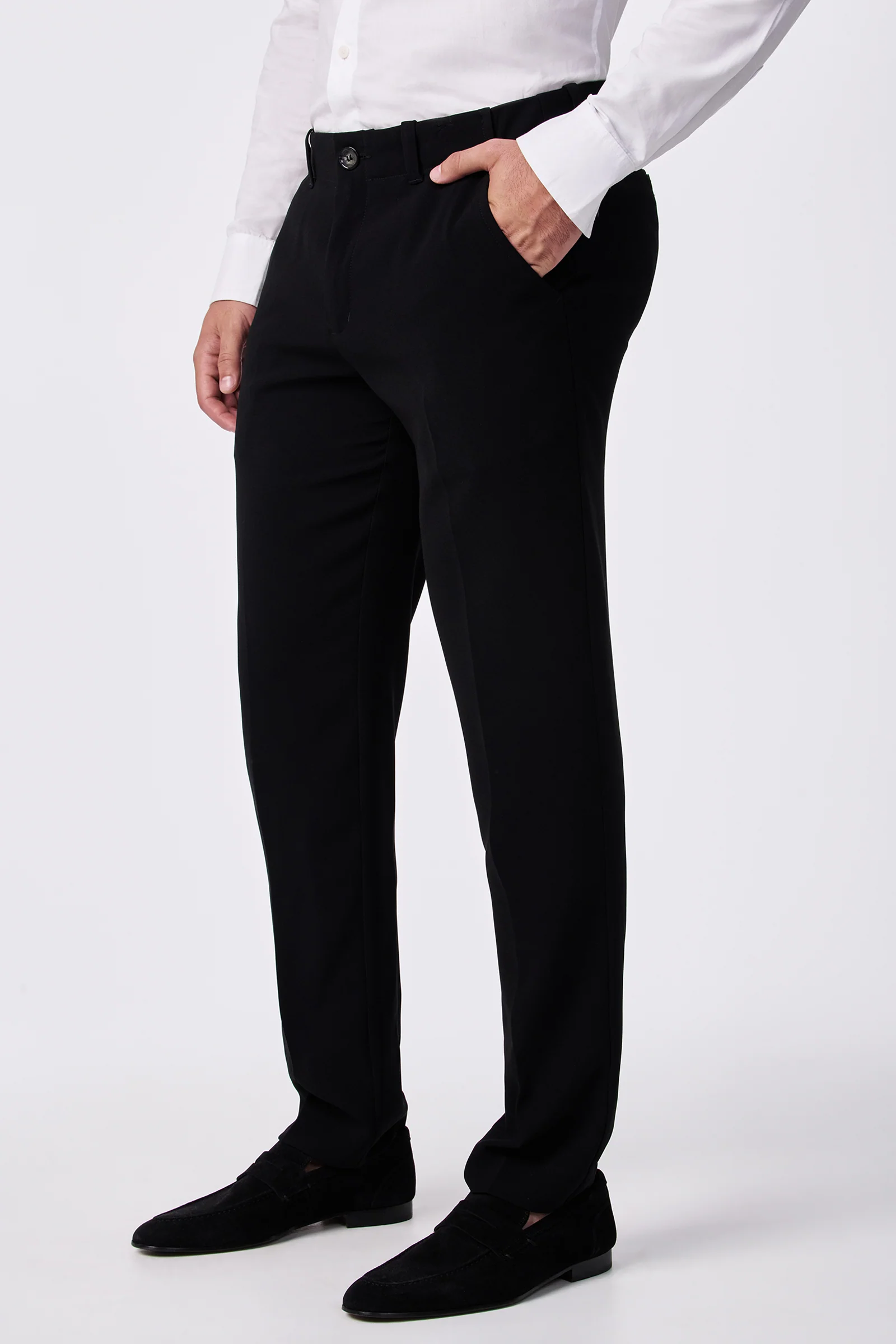 Alex Slim Trouser - Drapey Suiting - Image 3