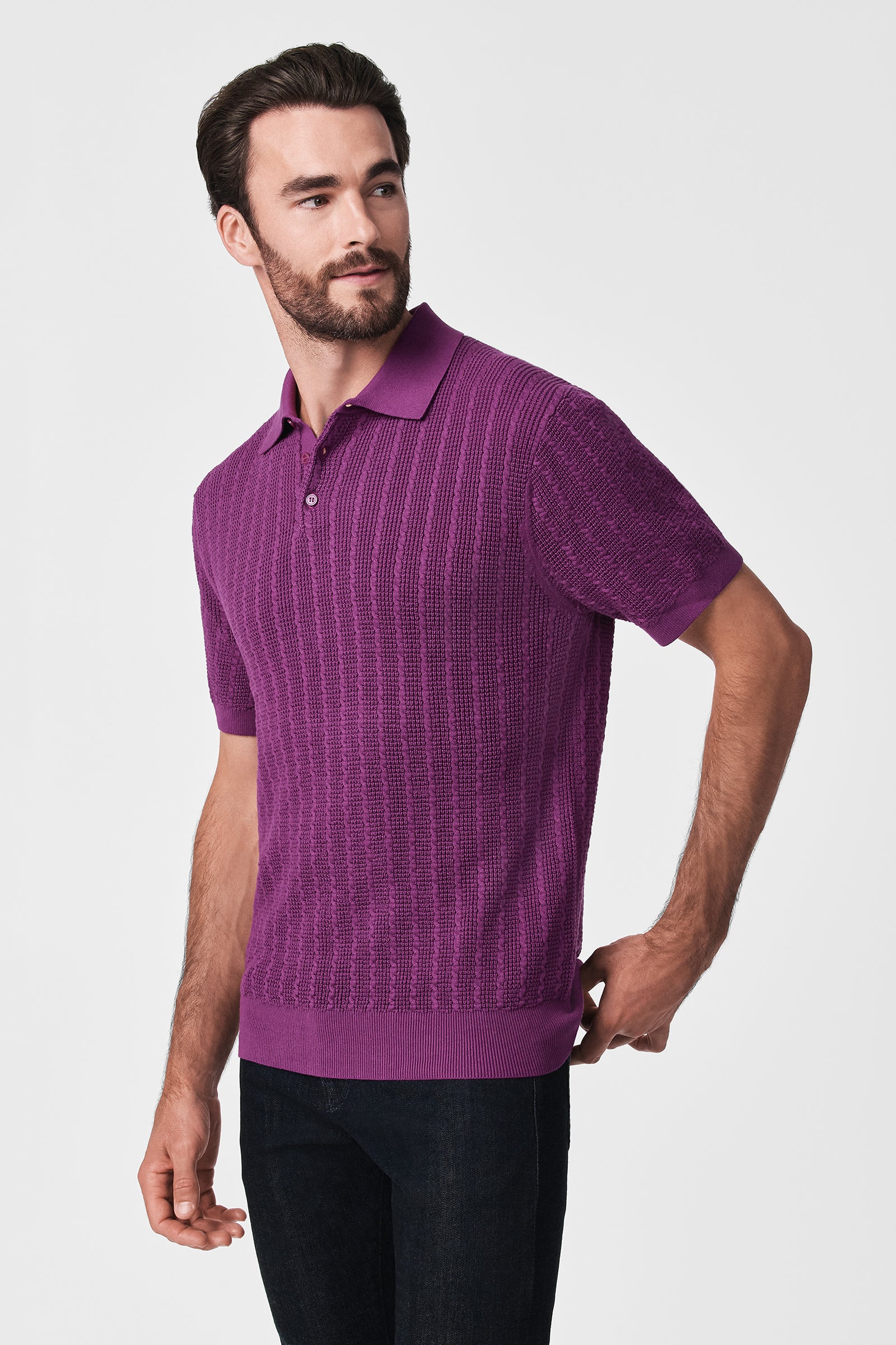 Asher Short-Sleeve Polo - Image 3