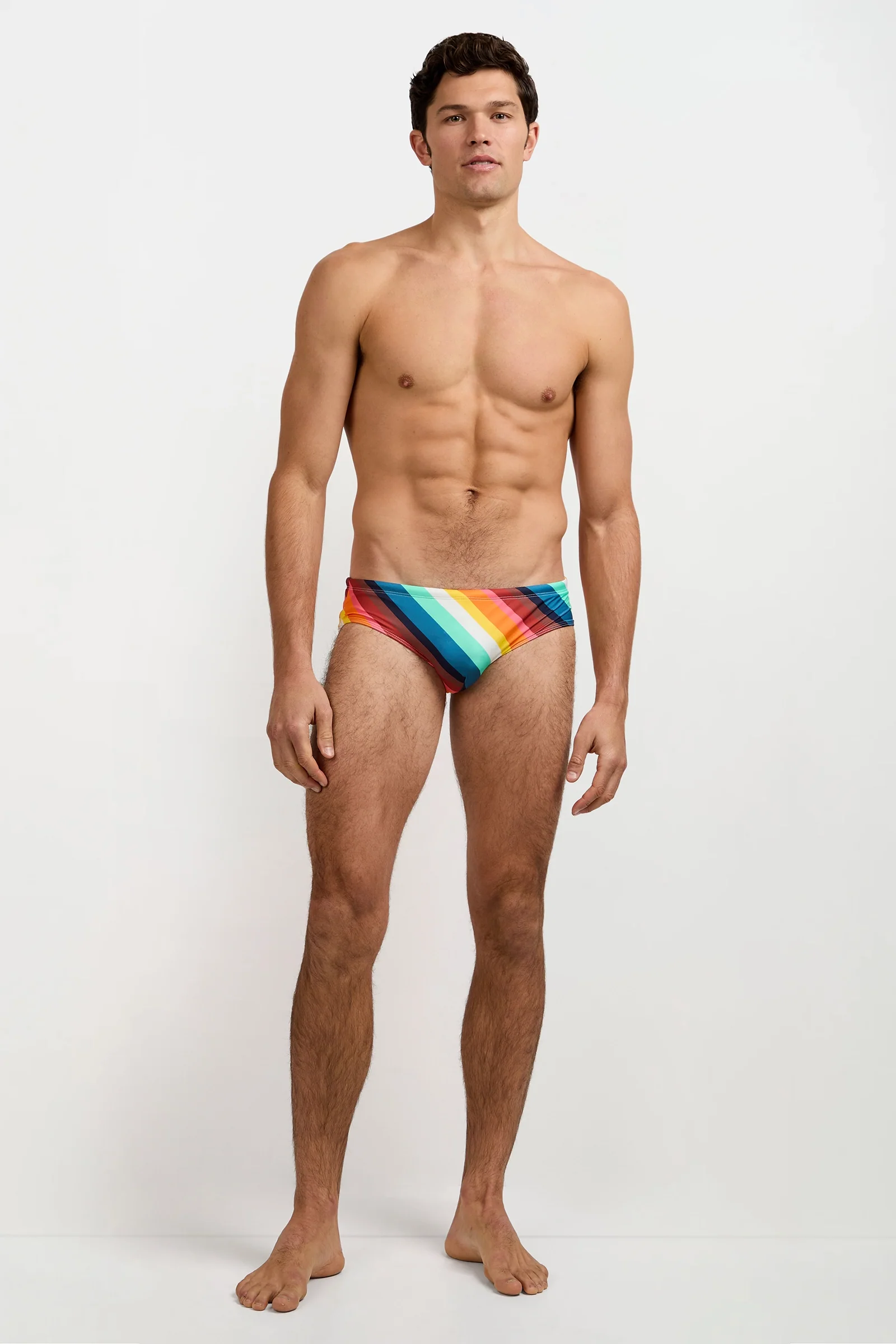 Bondi Swim Brief - Siena Stripe