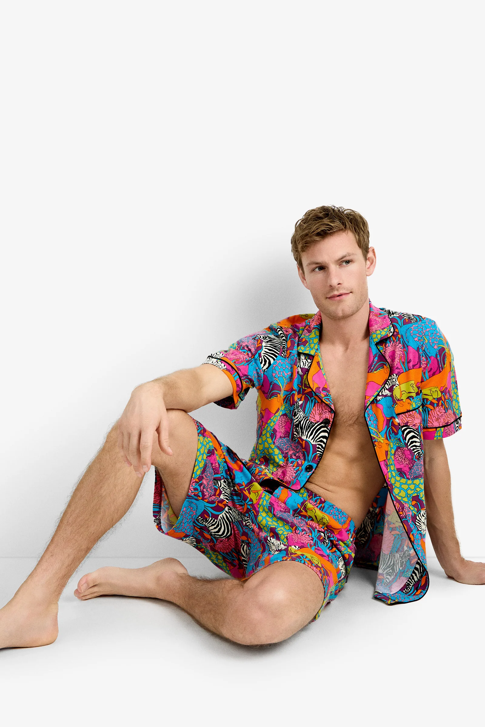 Men's Boxer PJ Set - Jungle - Image 5