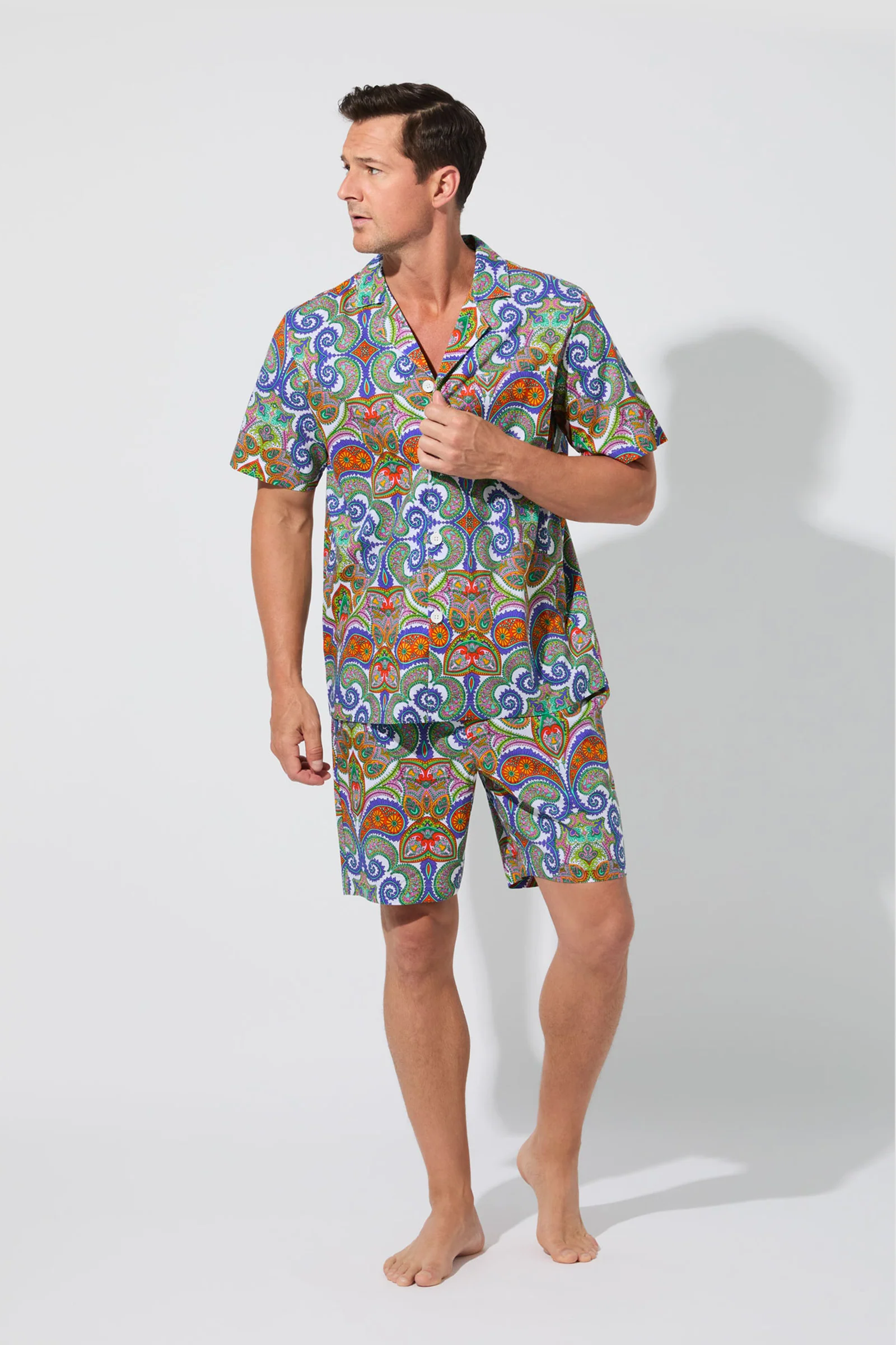Men's Boxer PJ Set - Paisley