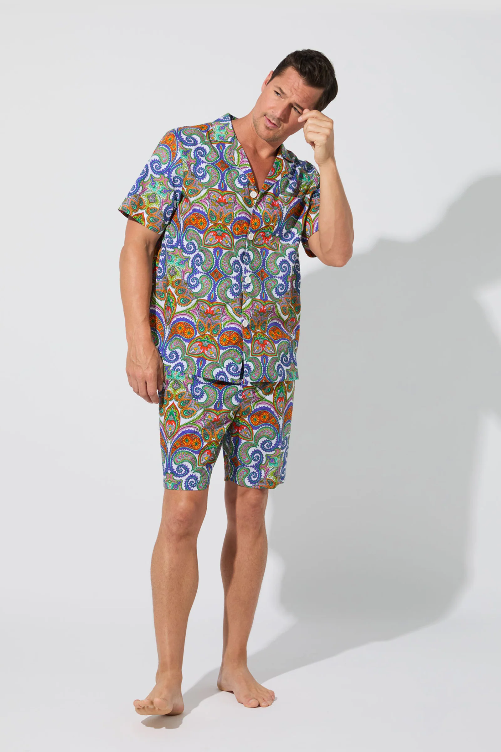 Men's Boxer PJ Set - Paisley - Image 3
