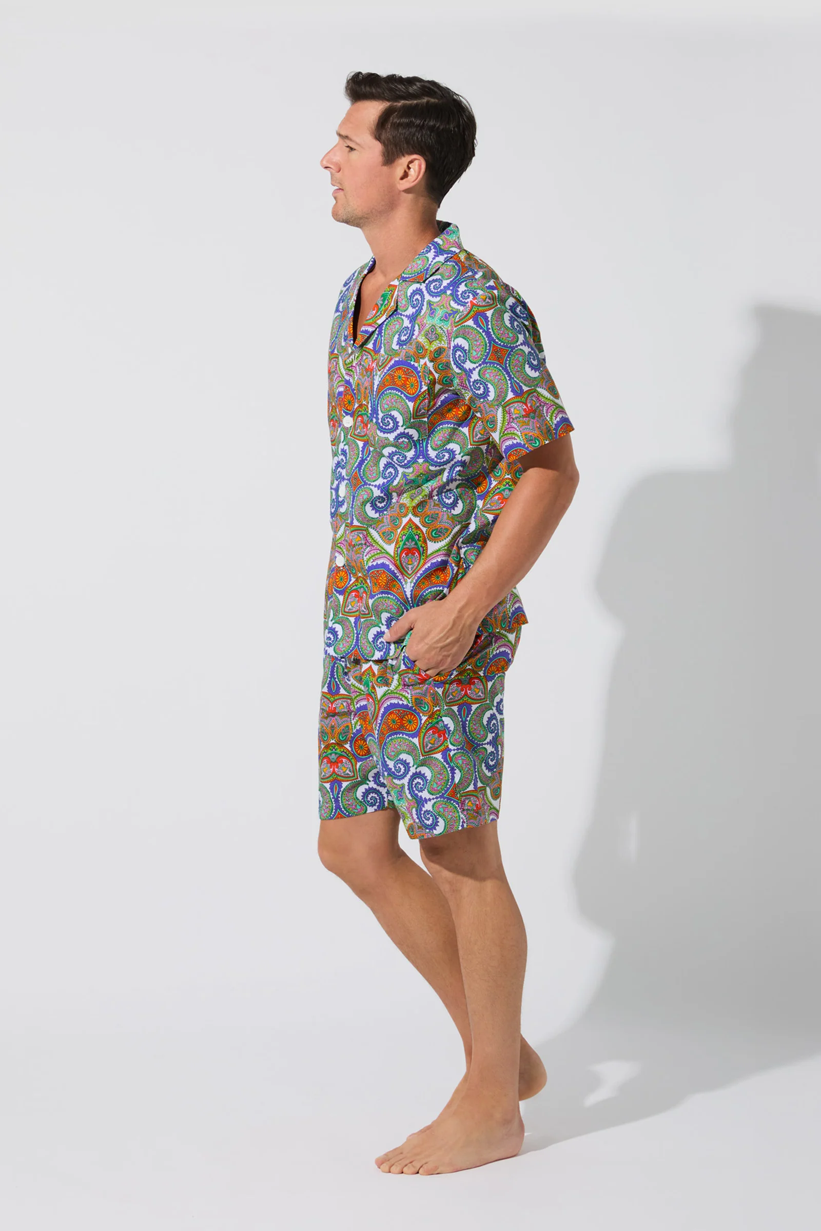 Men's Boxer PJ Set - Paisley - Image 4