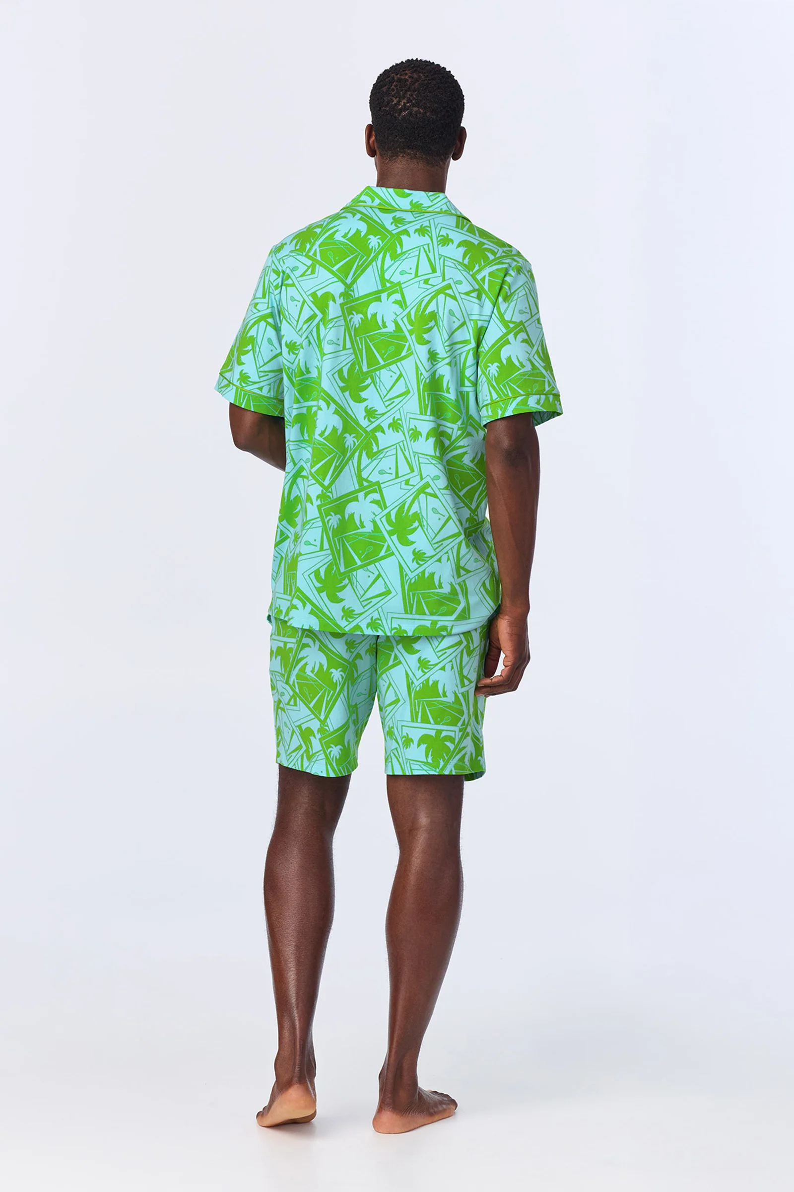 Men's Boxer PJ Set - Tennis Stretch Jersey - Image 3