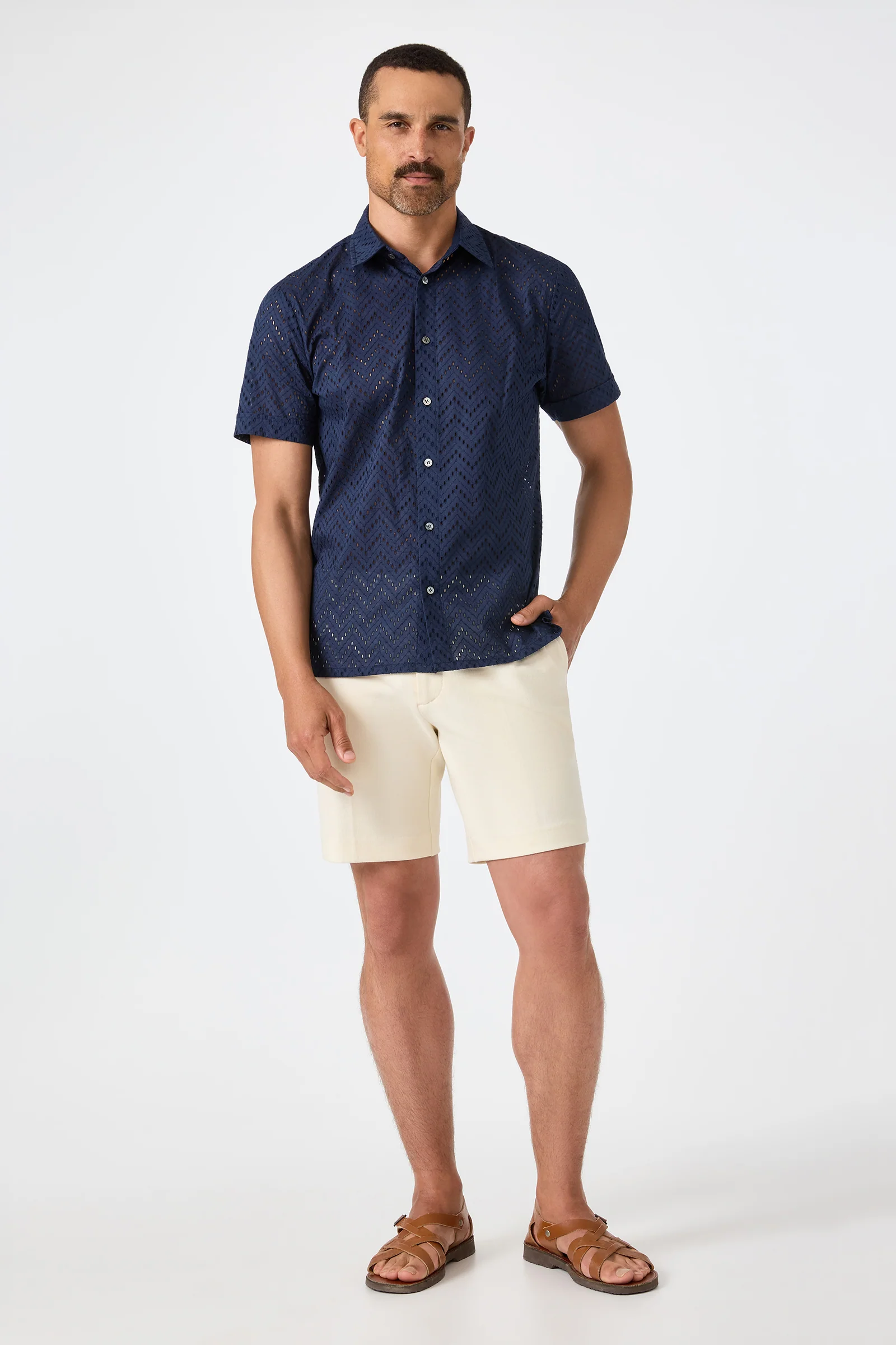 Branson Shirt - Cotton Eyelet - Image 2