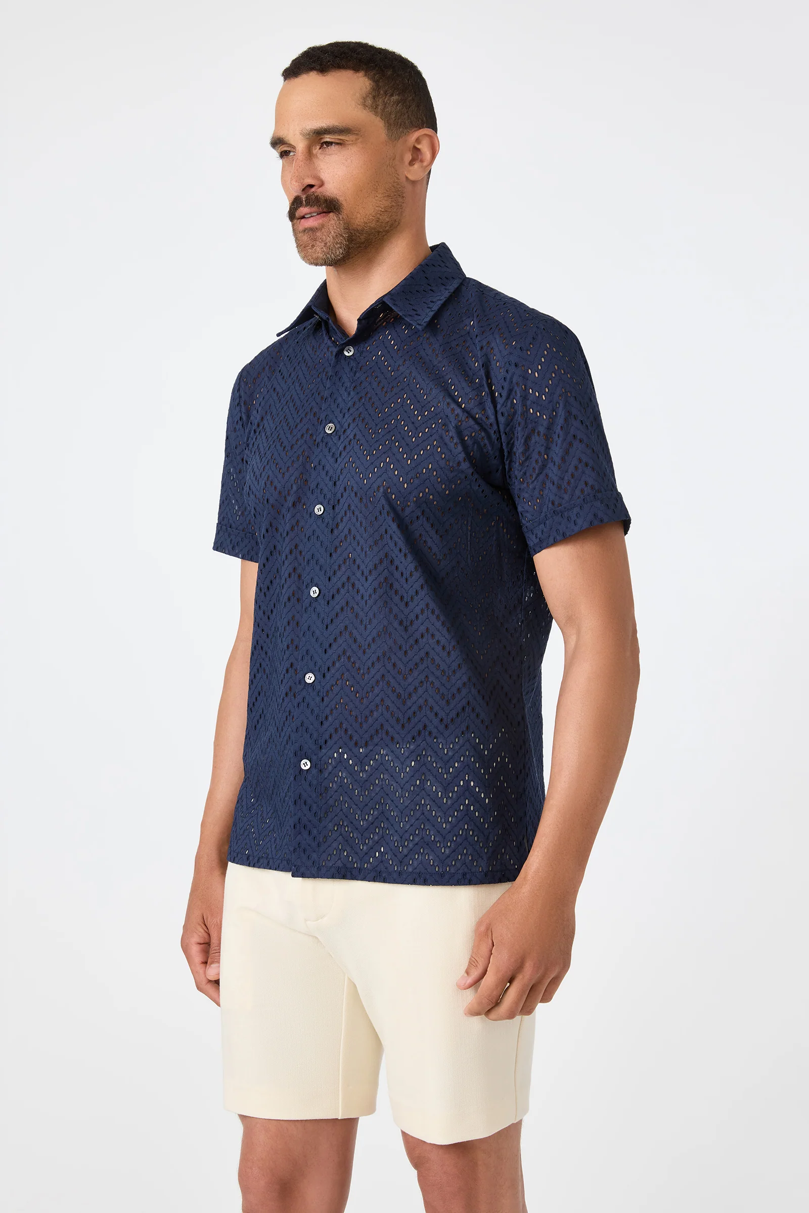 Branson Shirt - Cotton Eyelet - Image 3