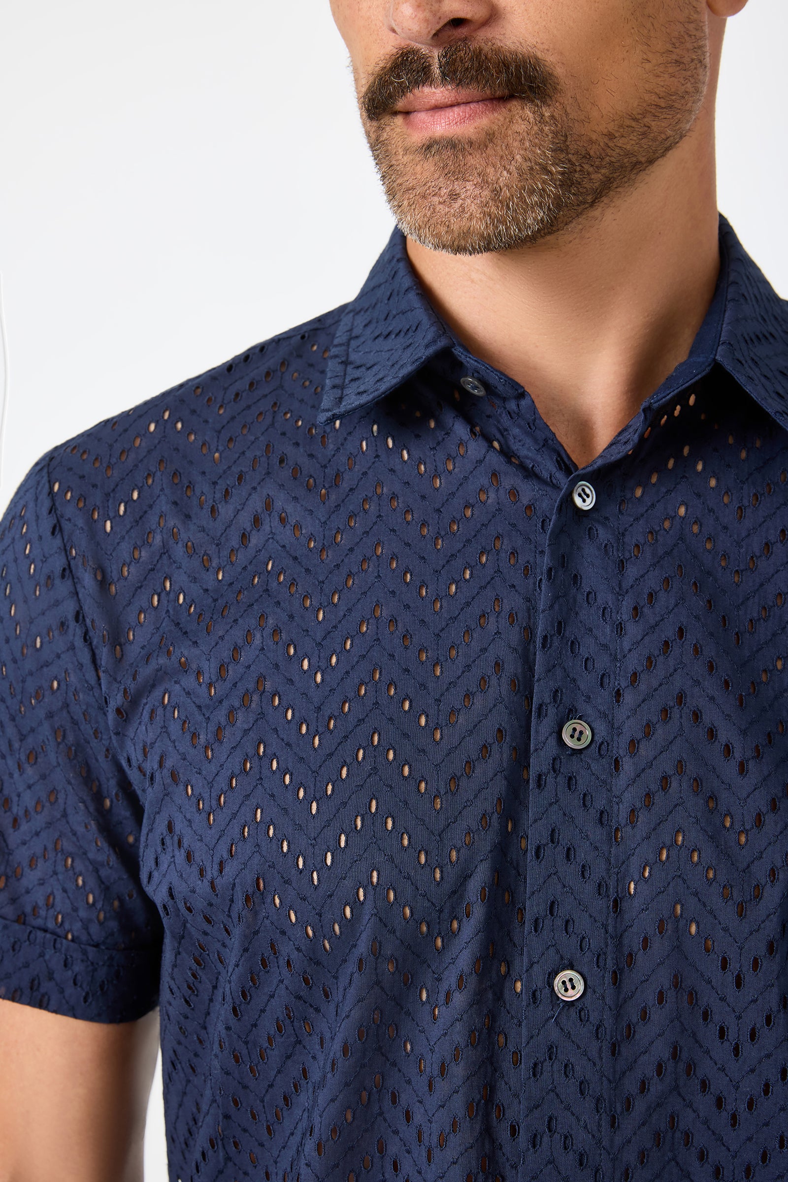 Branson Shirt - Cotton Eyelet - Image 5