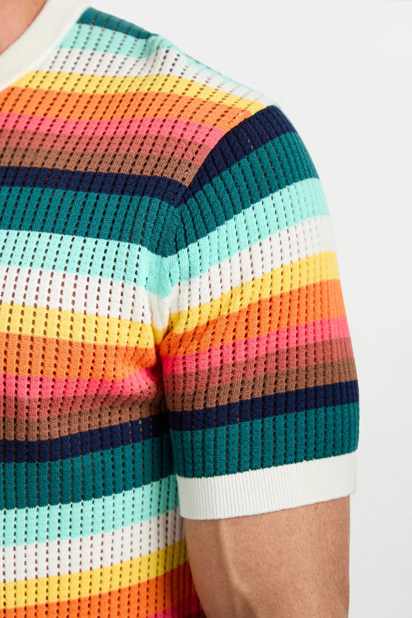 Carlos Short-Sleeve Mesh Crewneck - Image 4