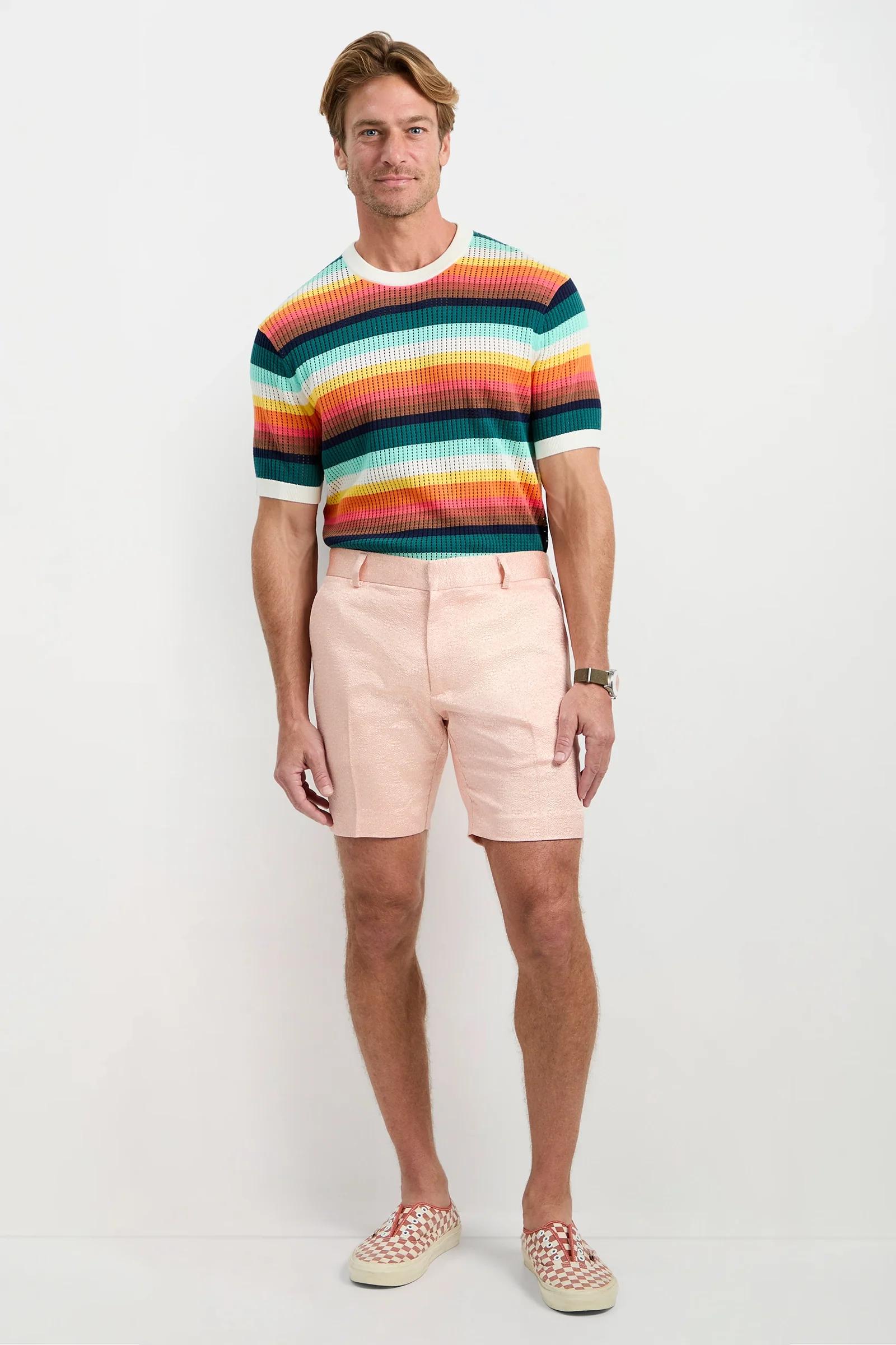 Clyde Short - Metallic Jacquard