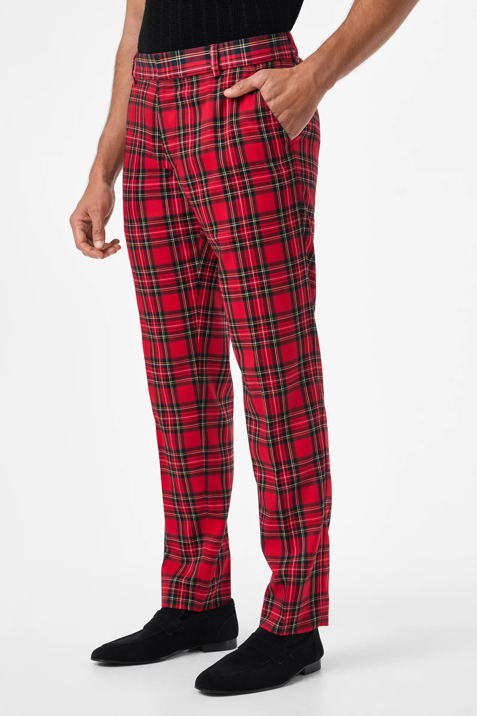 Clyde Slim Trouser - Can-Can Check - Image 3